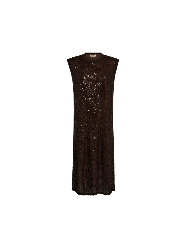 MOS MOSH MMARAN SEQUI DRESS BROWN 176010 225