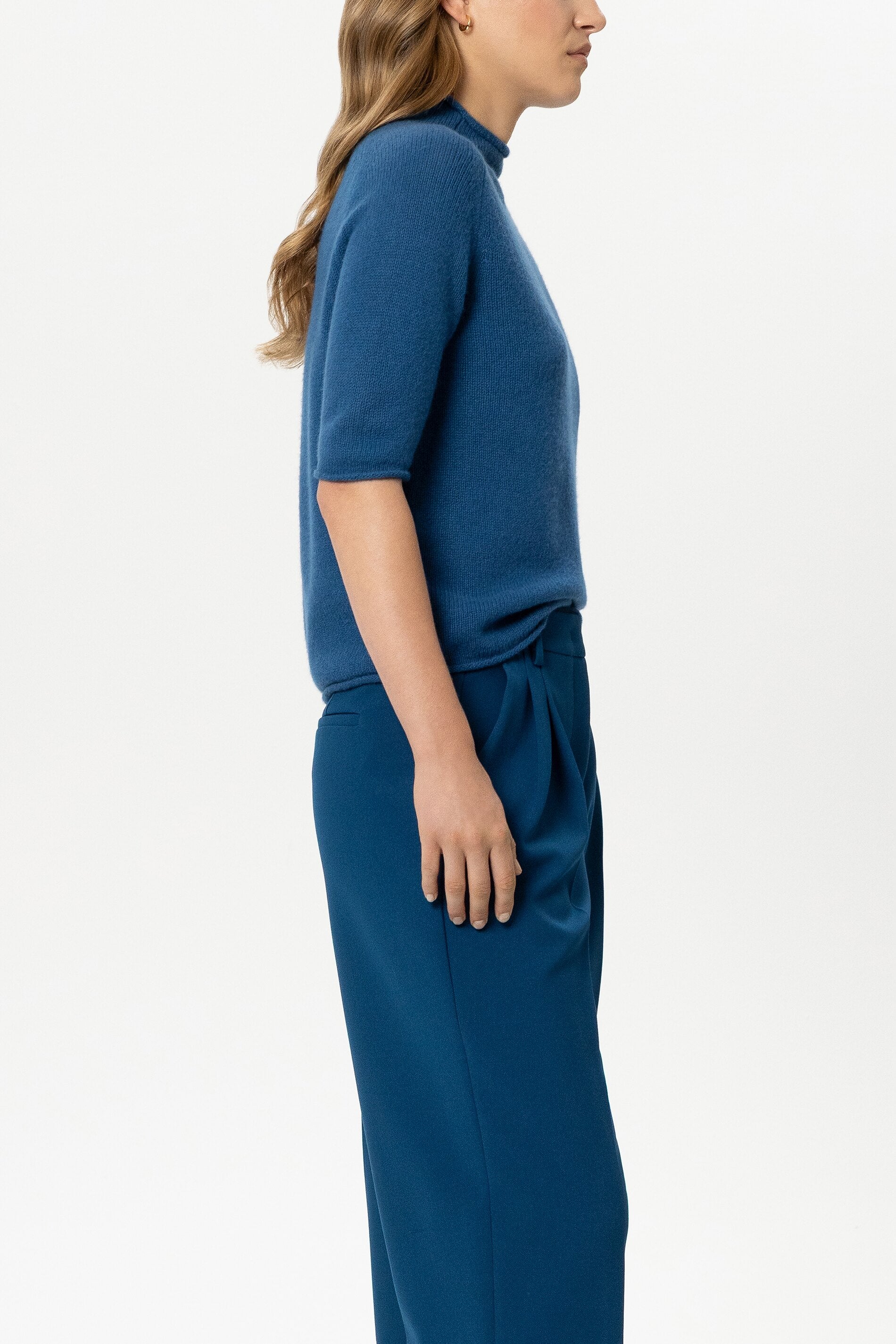 LUISA CERANO BLUE SHORTSLEEVE KNIT 148878 226