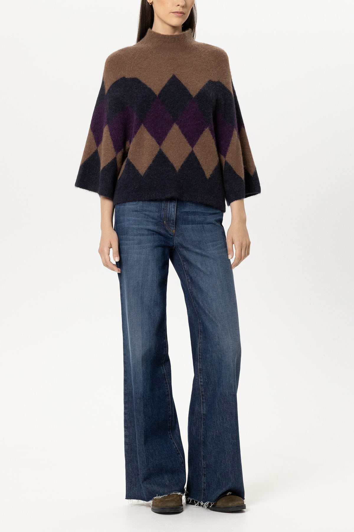 LUISA CERANO TAN KNIT 148879 226