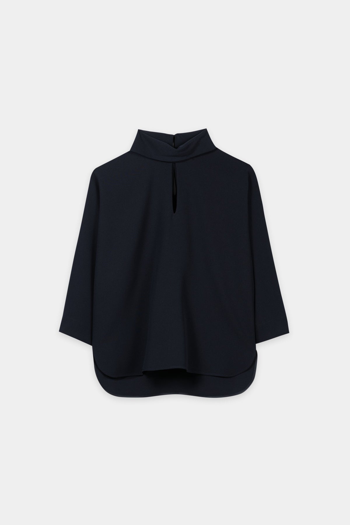 LUISA CERANO NAVY ROUND NECK TOP 248744 226