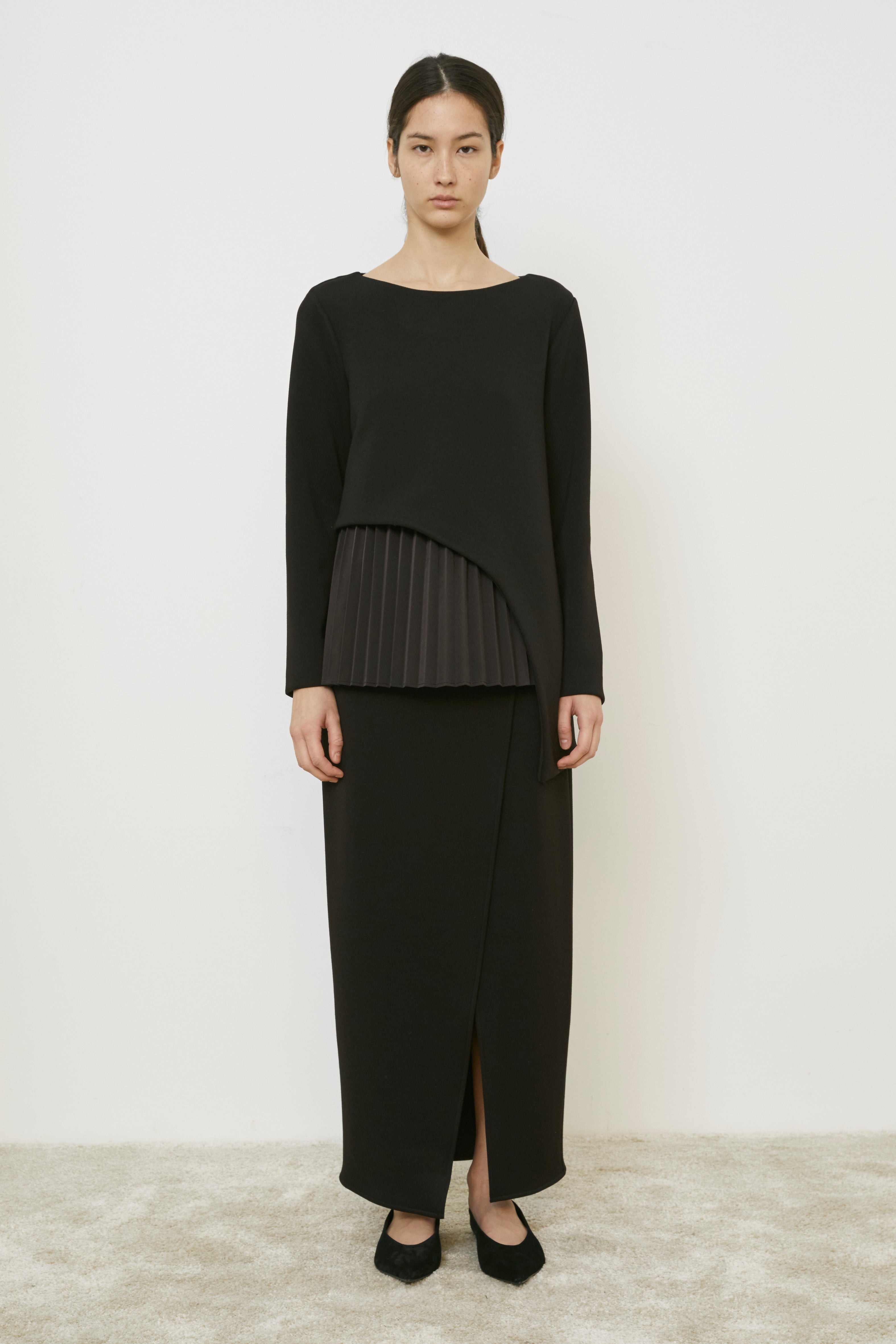 MEIMEIJ BLACK ASYMMETRICAL TOP M5ID14 225