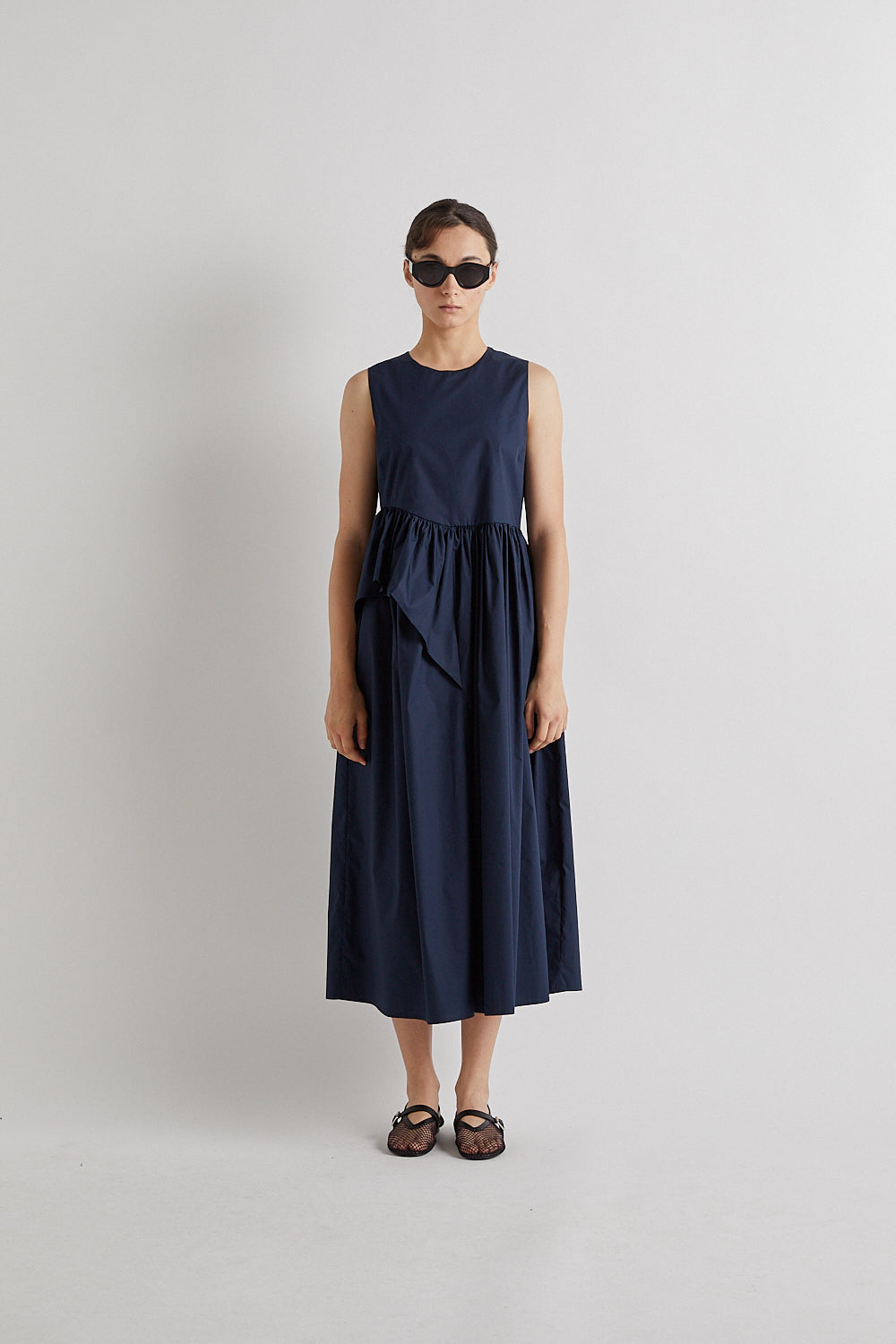 MEIMEIJ NAVY FRILL DETAIL DRESS M6EA51 126