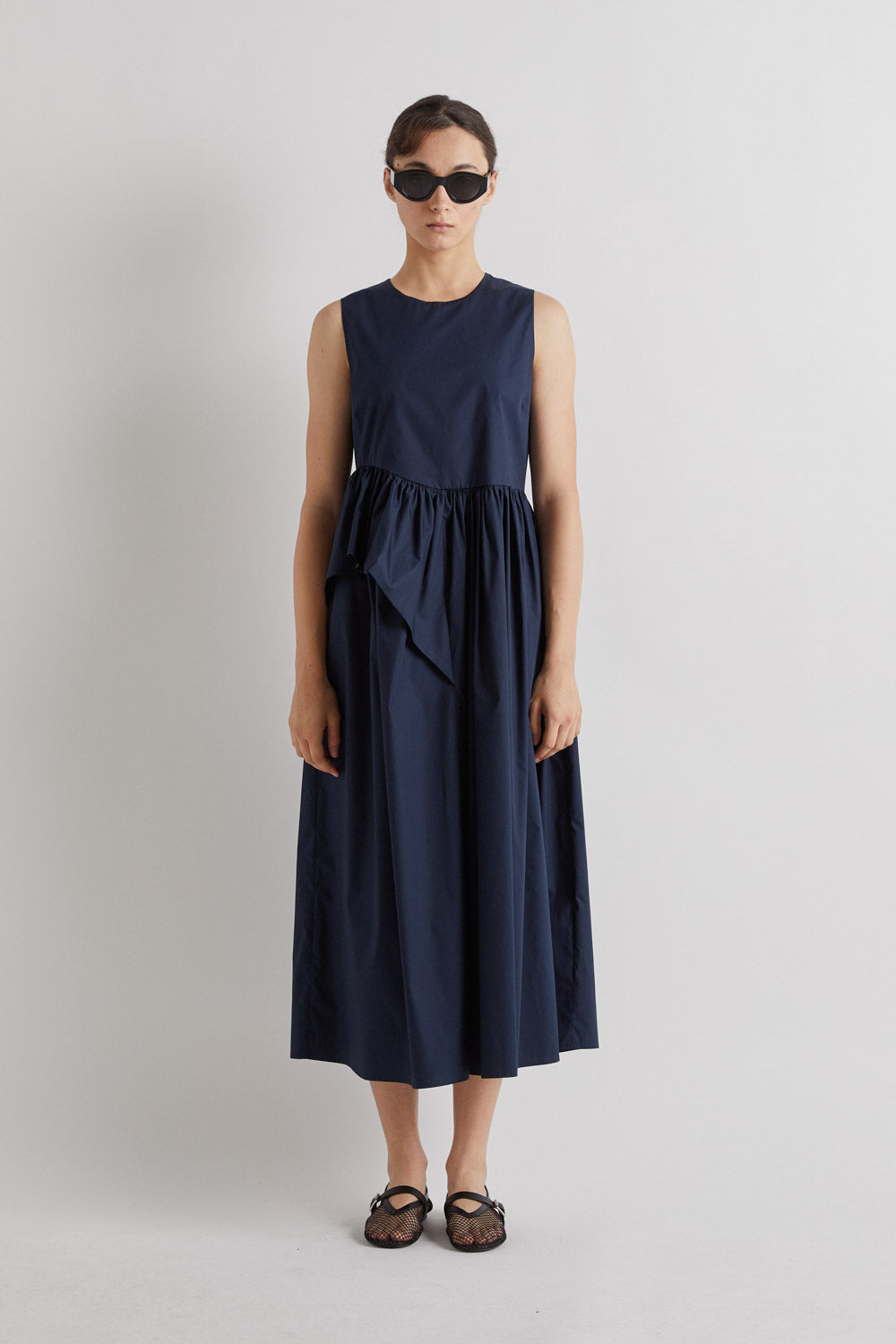 MEIMEIJ NAVY FRILL DETAIL DRESS M6EA51 126