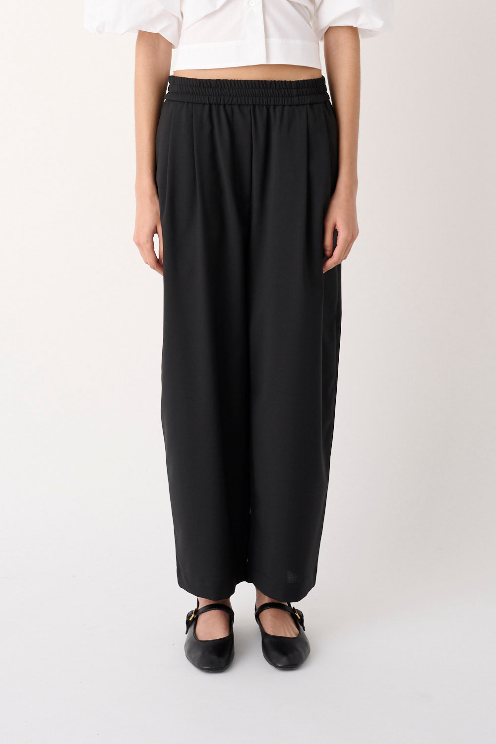 MEIMEIJ BLACK TROUSERS M6FH12 226