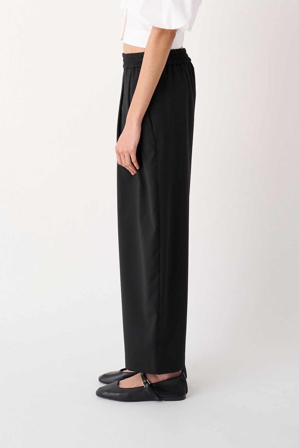 MEIMEIJ BLACK TROUSERS M6FH12 226