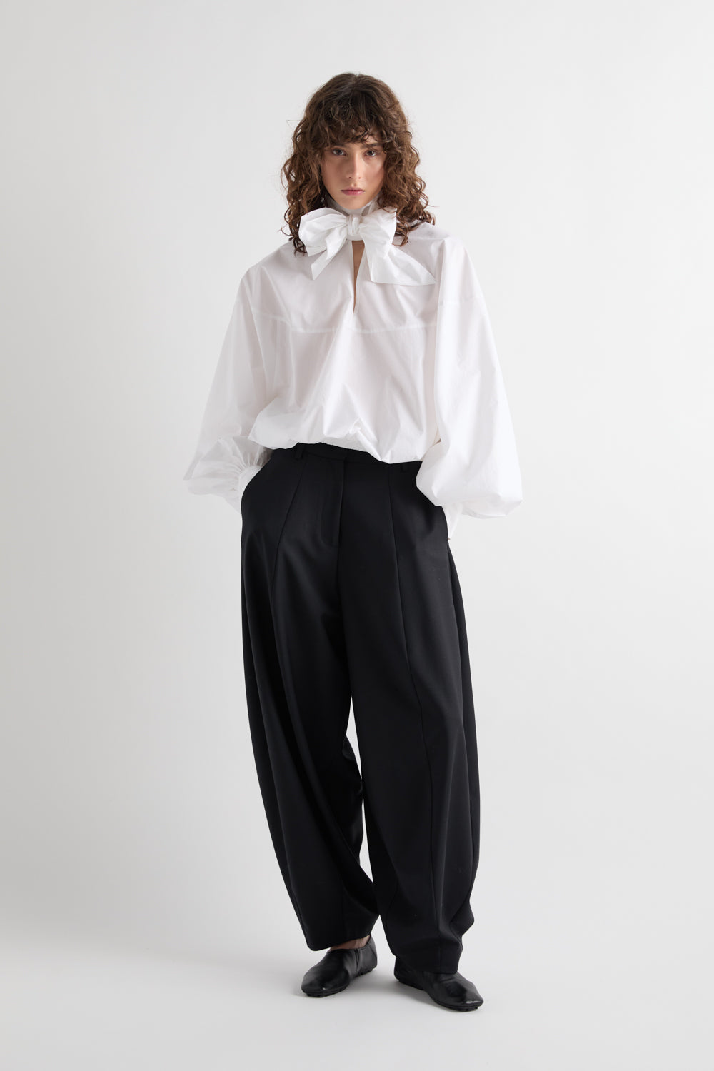 MEIMEIJ BLACK TROUSERS M6IH15 226