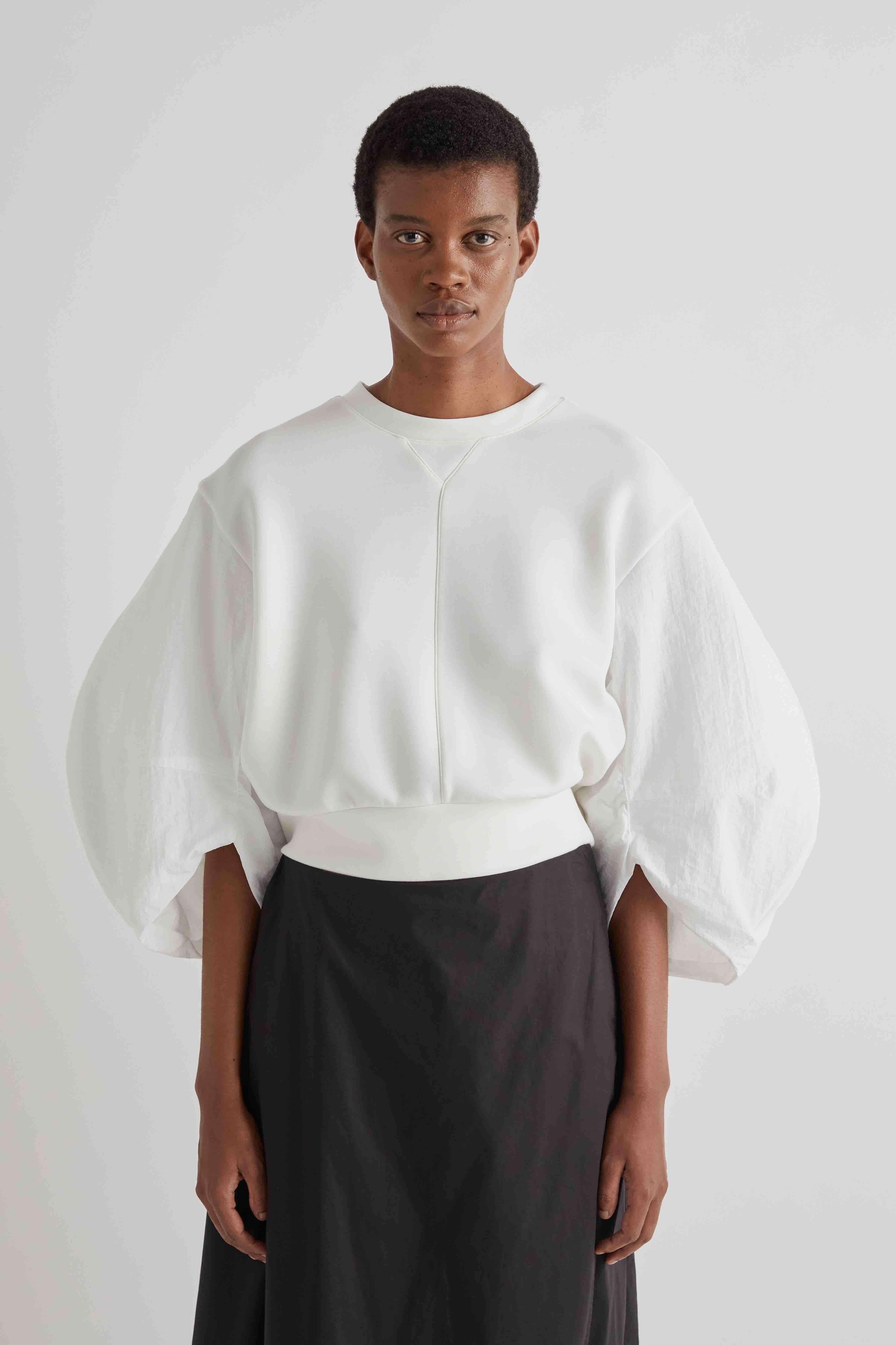 MEIMEIJ WHITE SWEATSHIRT M6PC02 126