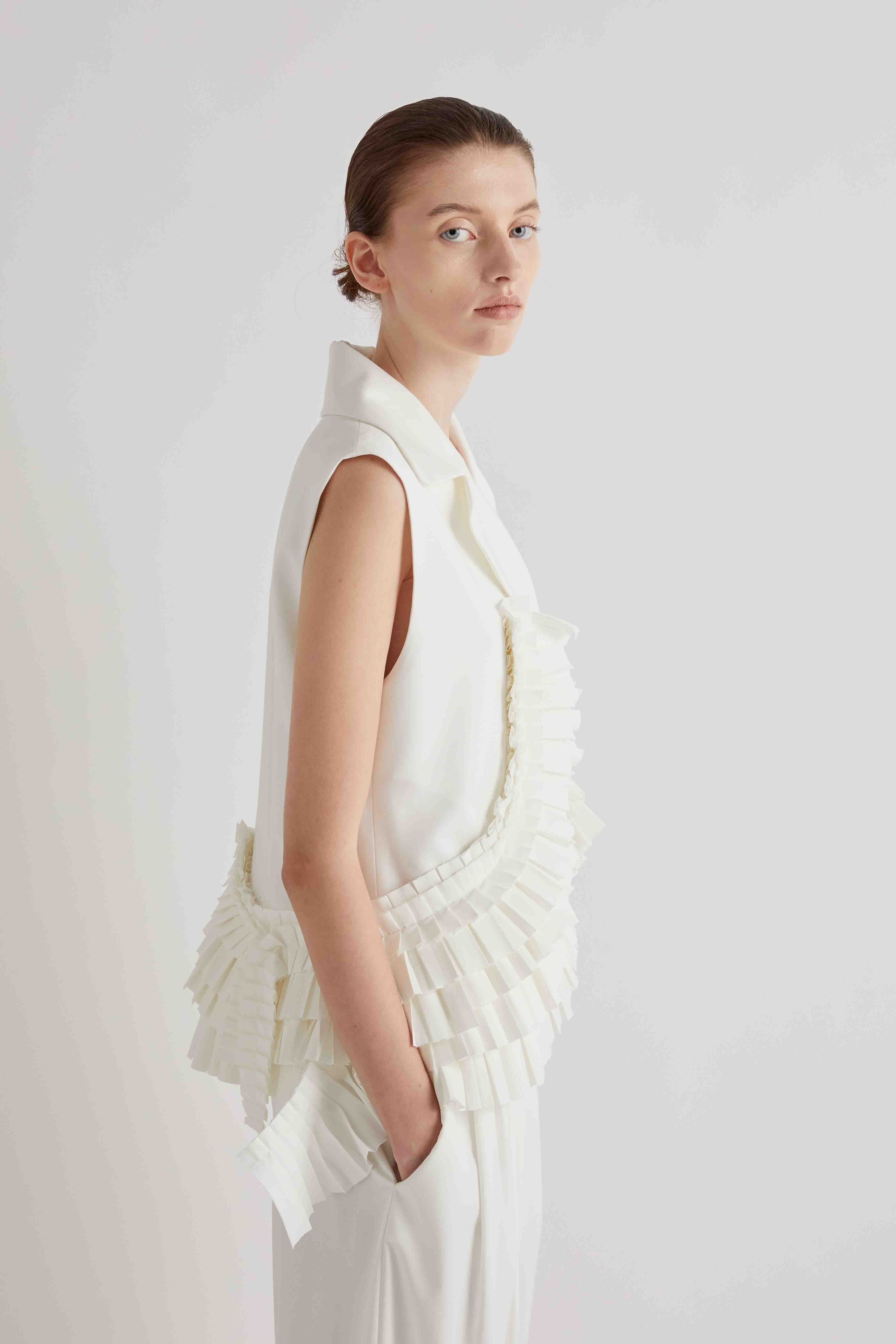 MEIMEIJ CREAM WAIST  COAT M6PU00 126