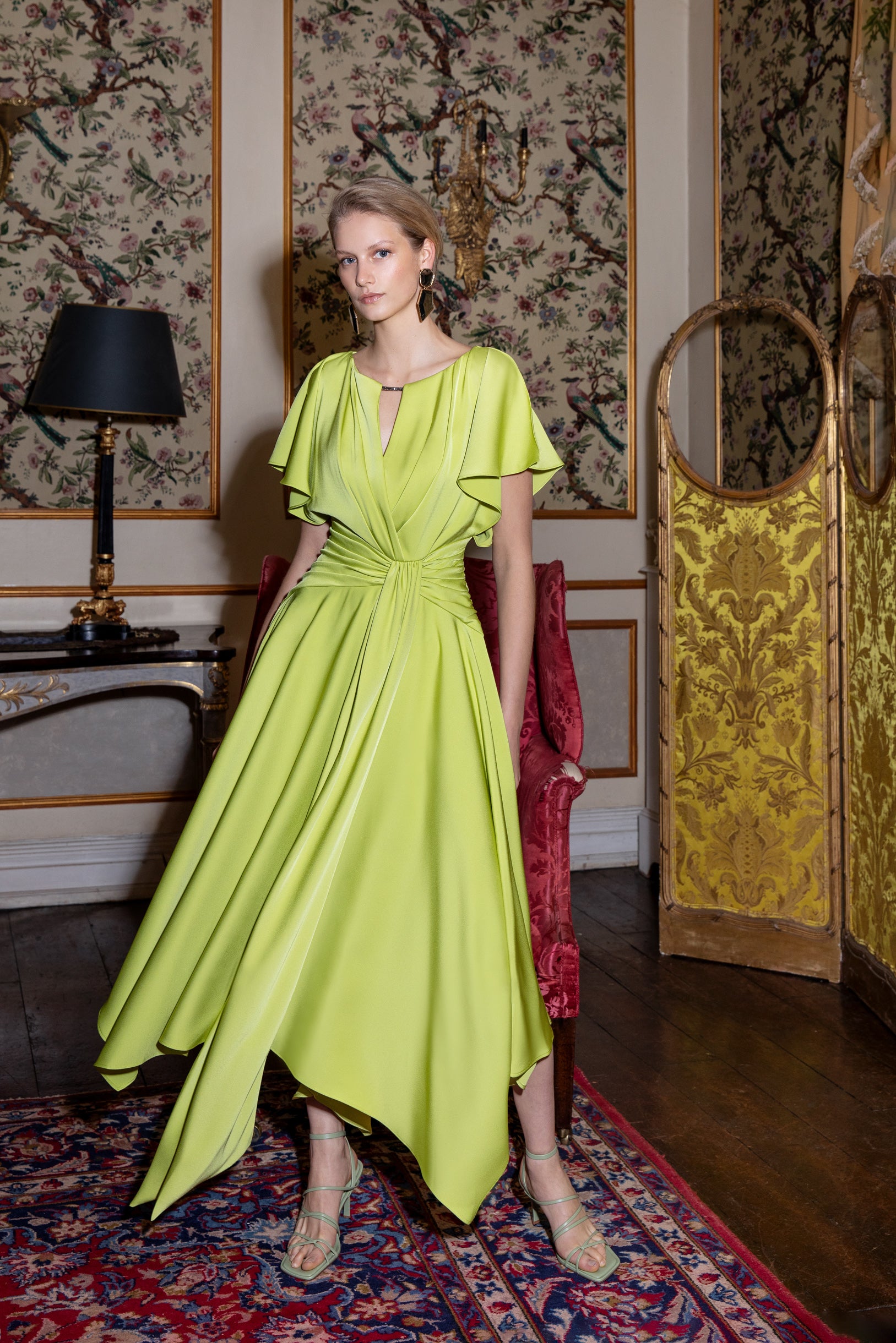 MAISONEL ROUCHED WAIST DRESS ME 3003 125