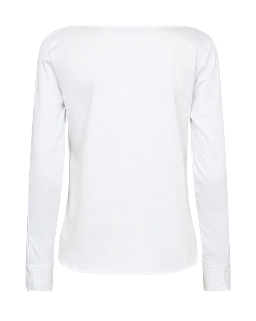 MOS MOSH MMManda Boatneck Shirt White 182470 226