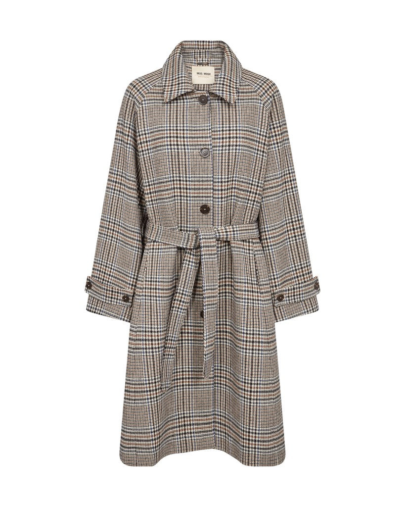 MOS MOSH MMSelestine Check Coat tan 181530 226