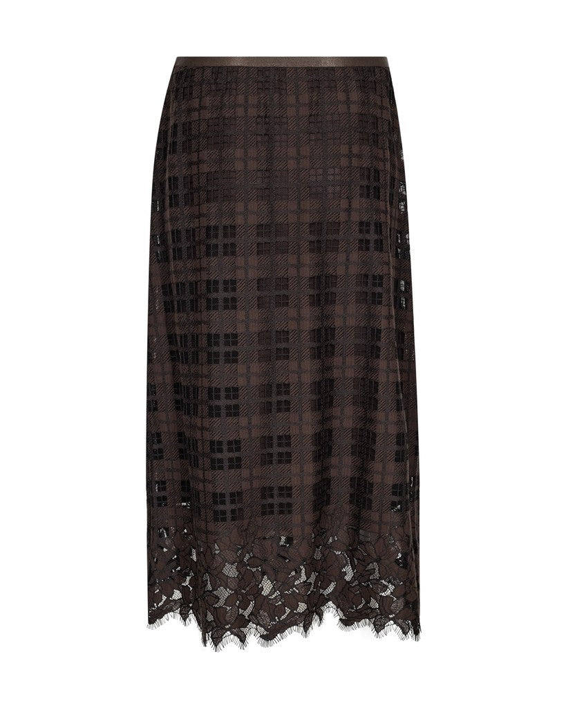 MOS MOSH MMBia Checko Lace Skirt brown 182500 226