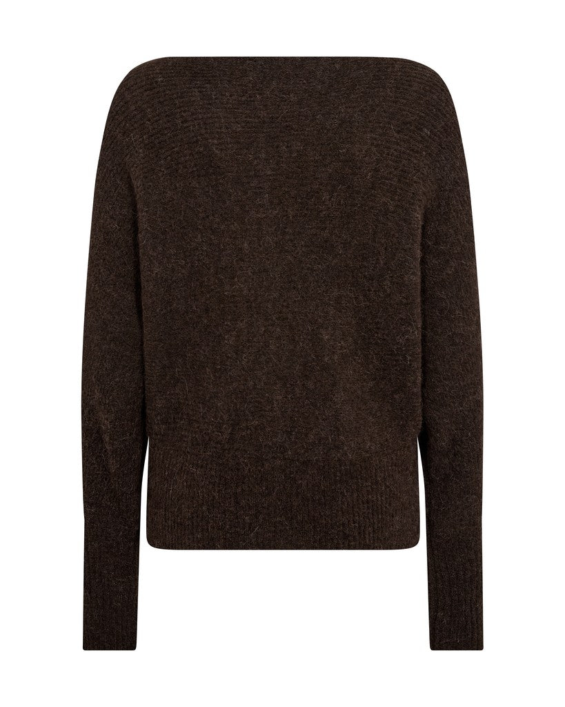 MOS MOSH MMThora Boatneck Knit brown 182750 226