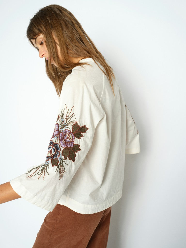 MOS MOSH MMAleysa Popli Blouse Ecru 181100 226