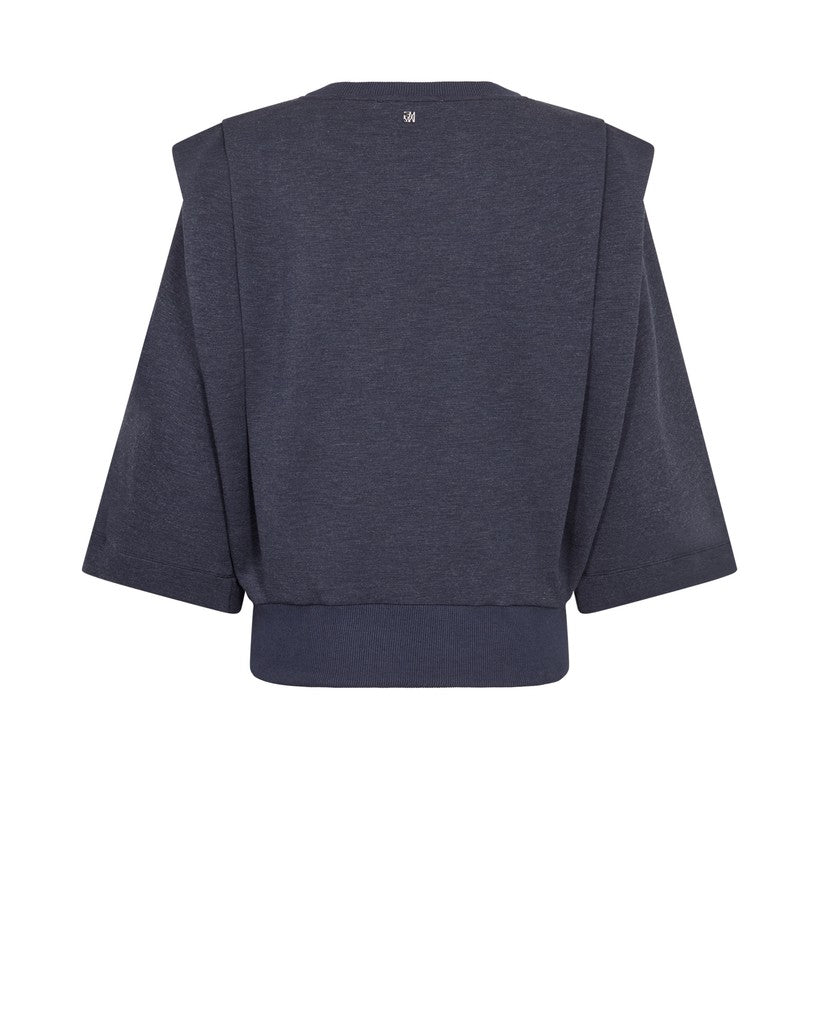MOS MOSH MMMae O-3/4 Sleeve Sweatshirt navy 180790 226