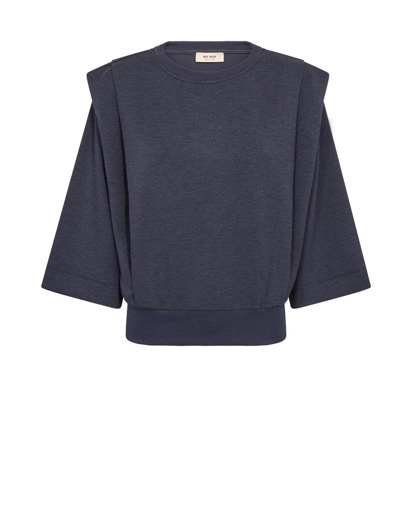 MOS MOSH MMMae O-3/4 Sleeve Sweatshirt navy 180790 226