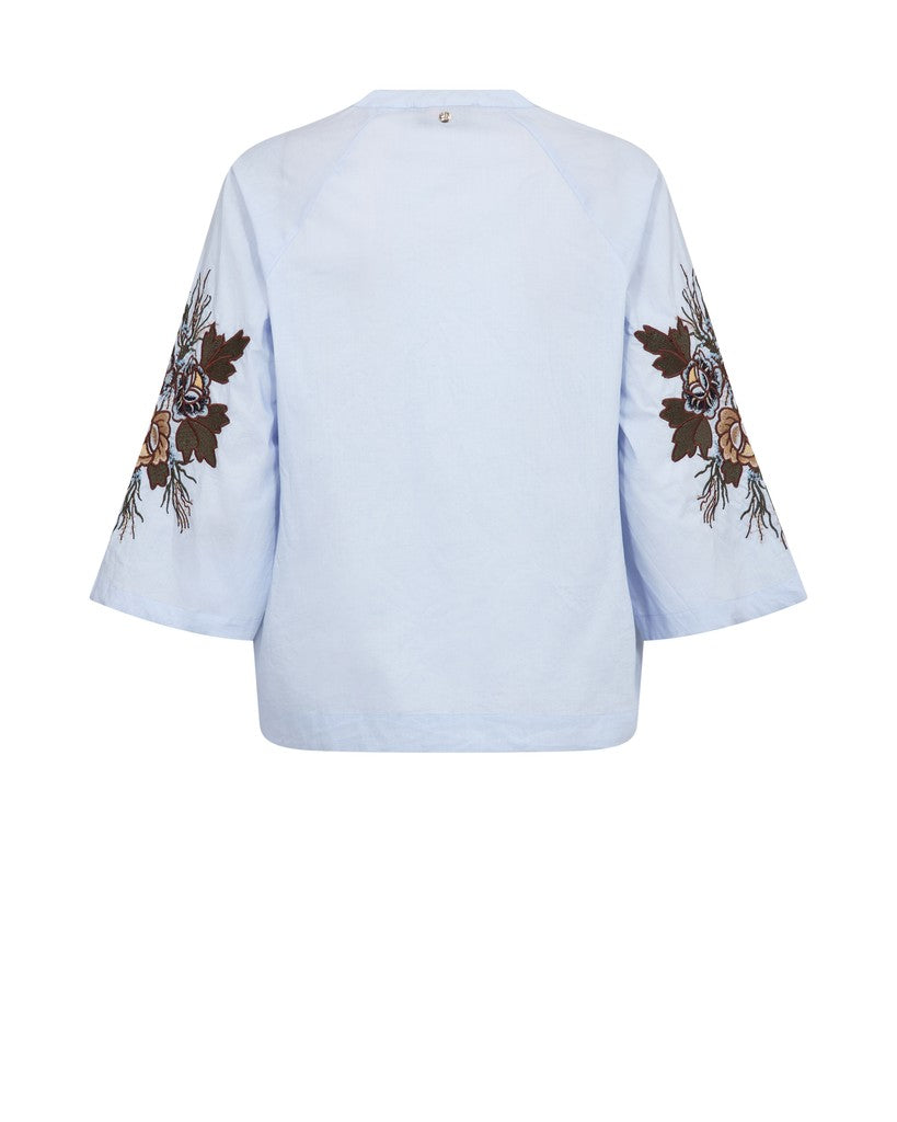 MOS MOSH MMAleysa Popli Blouse blue 181100 226