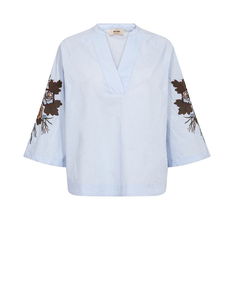 MOS MOSH MMAleysa Popli Blouse blue 181100 226