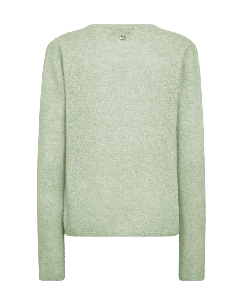 MOS MOSH MMMape Sophia V-Neck Knit green 182160 226