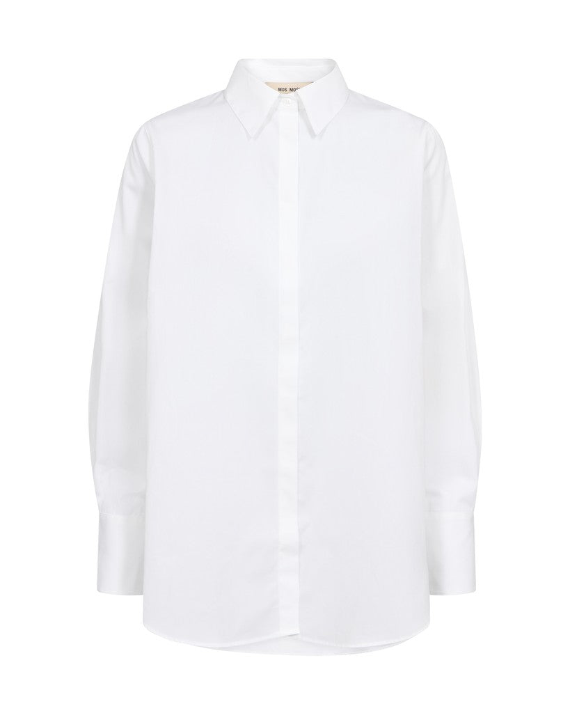 MOS MOSH MMEnola Cotton Shirt White 178050 226