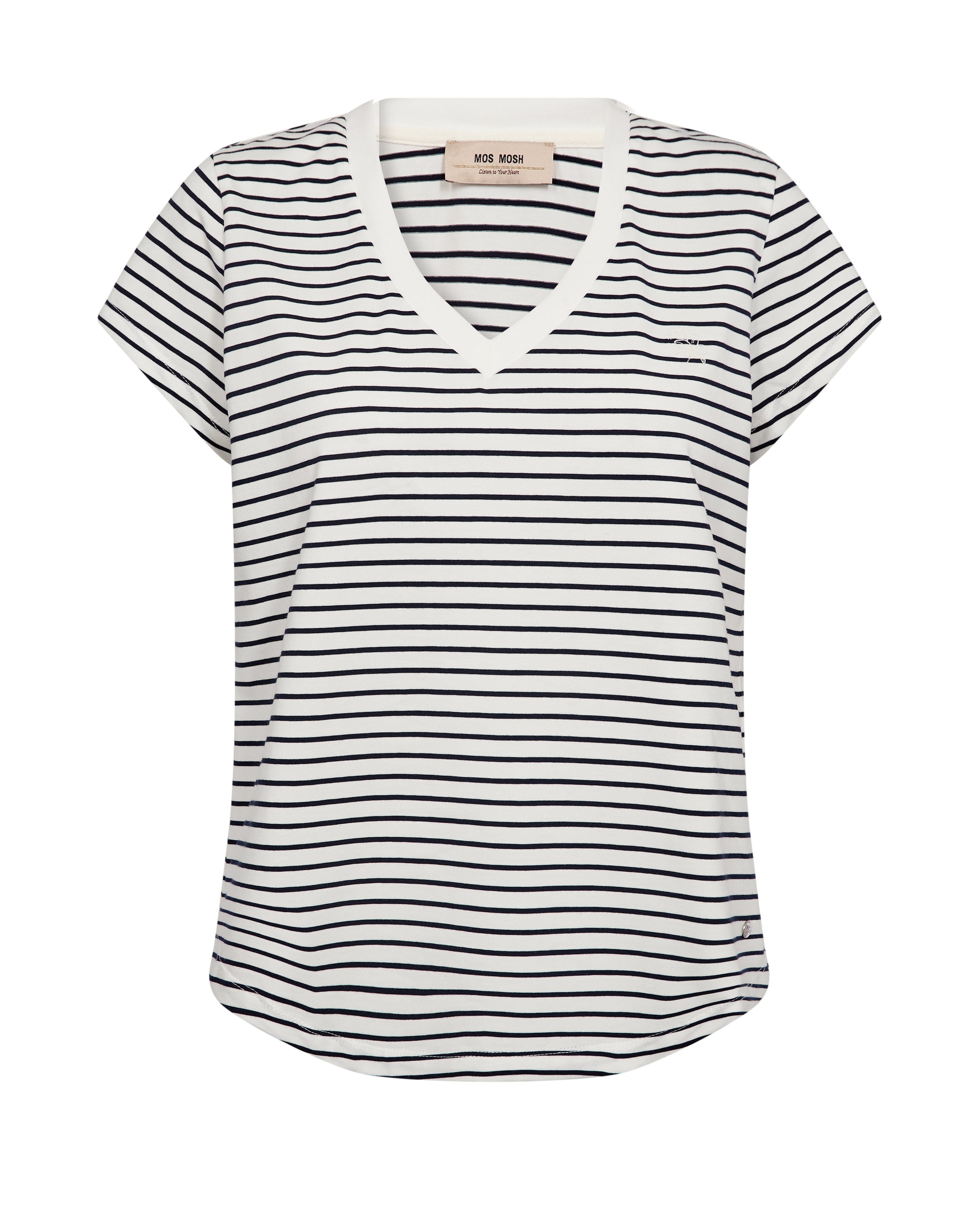 MOS MOSH MMKALA V-SS STRIPE TEE NAVY 178690 126