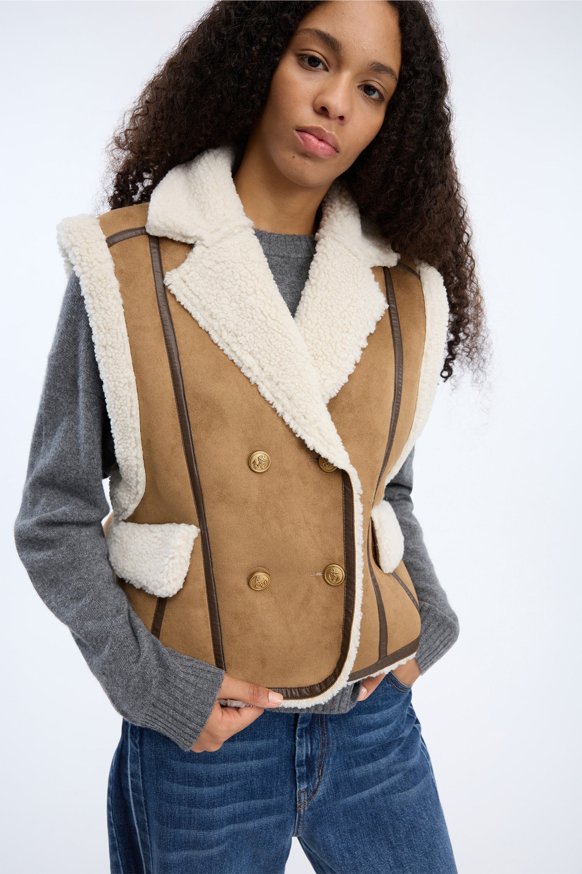 munthe brown suede jacket vigor smart casual everyday outdoor