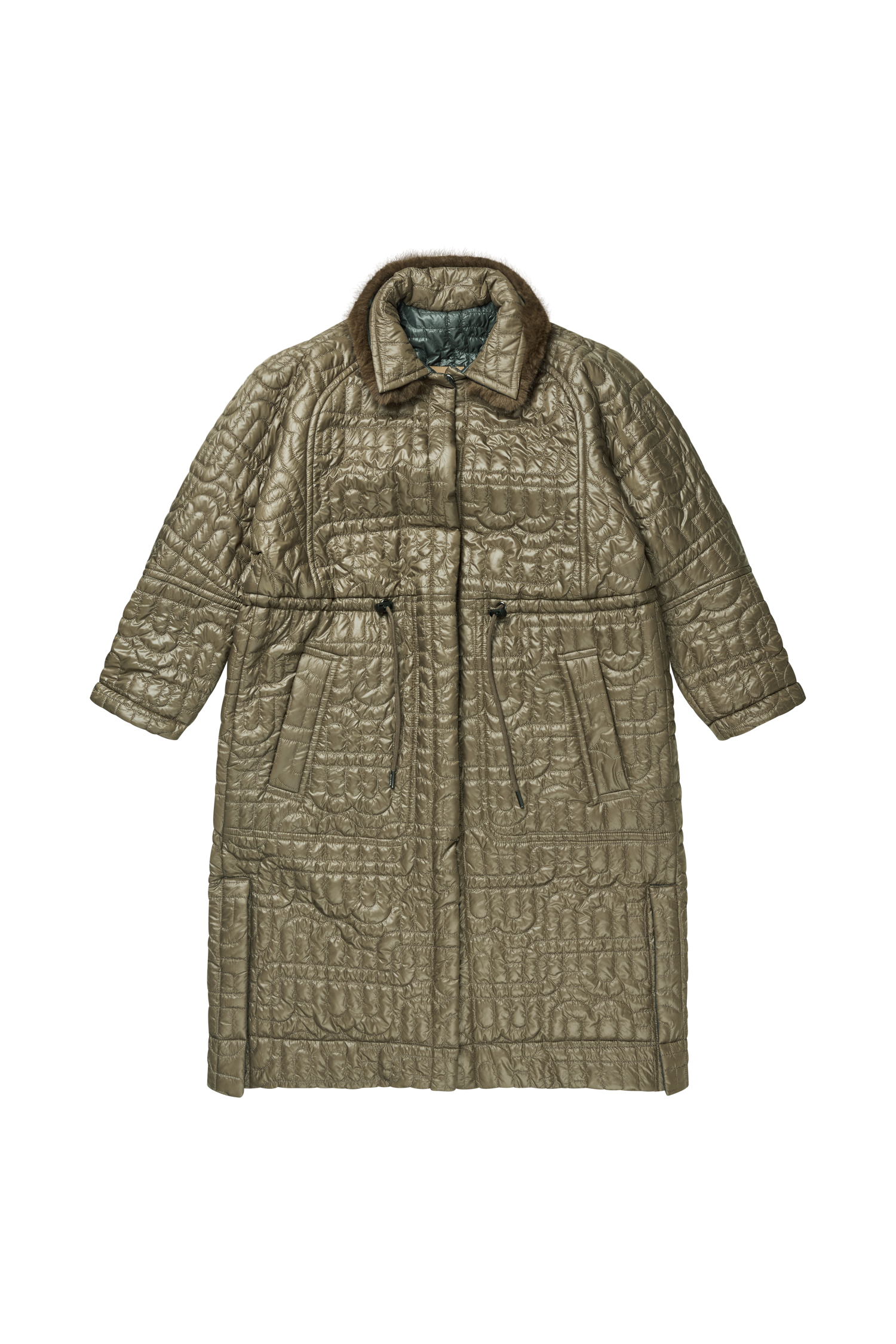 MUNTHE GREY QUILTED JACKET VERGER 226
