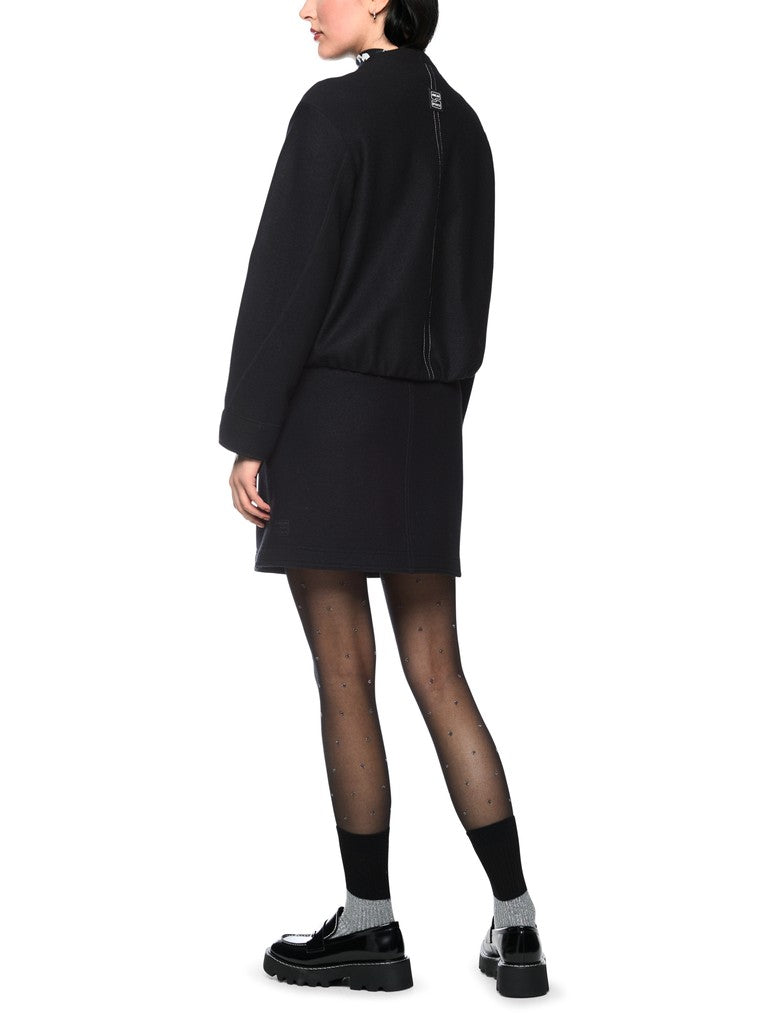 MARCCAIN BLACK ZIP WOOL JACKET BS3114J30 900 226