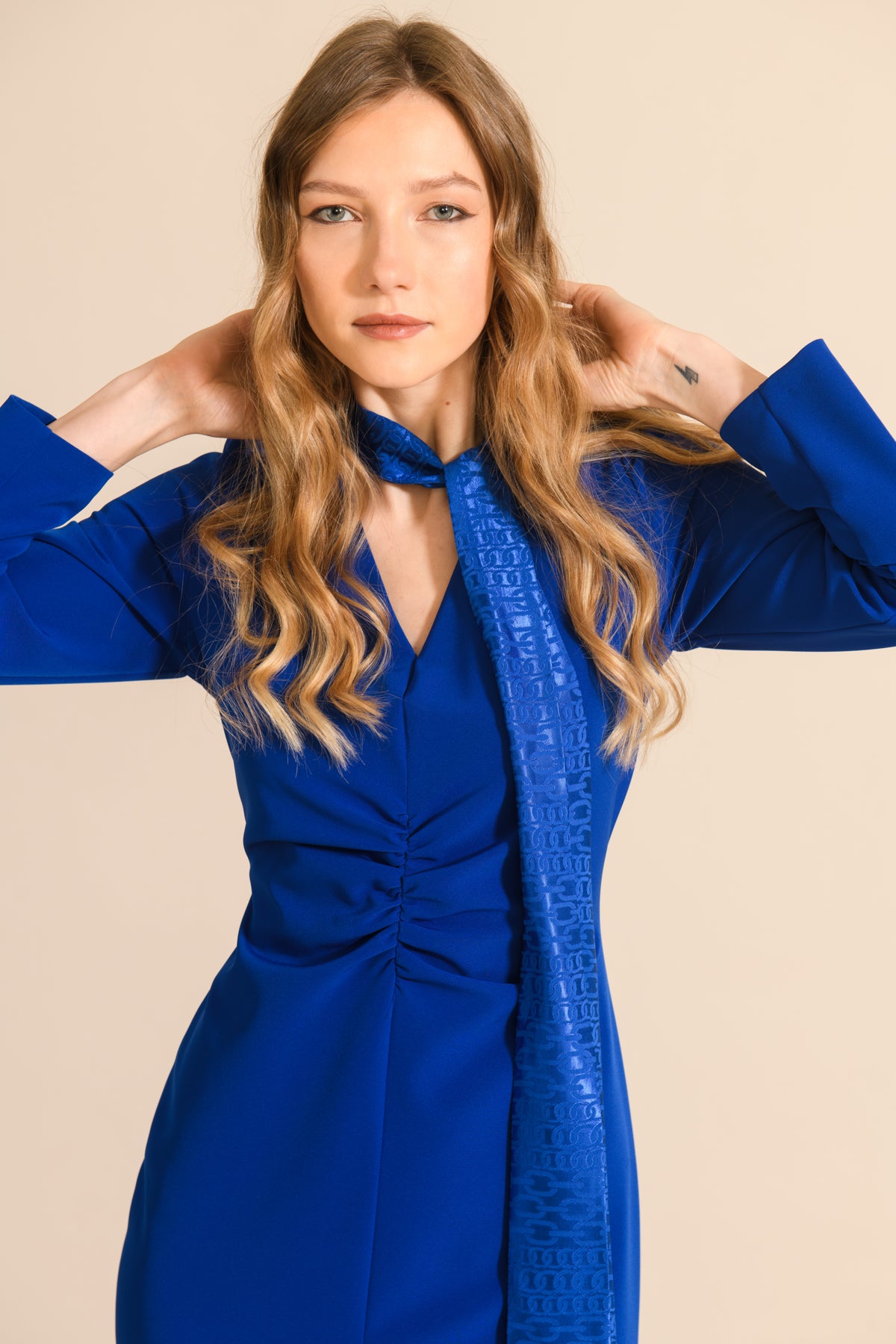 CAROLINE KILKENNY MILLIES BLUE DRESS 223