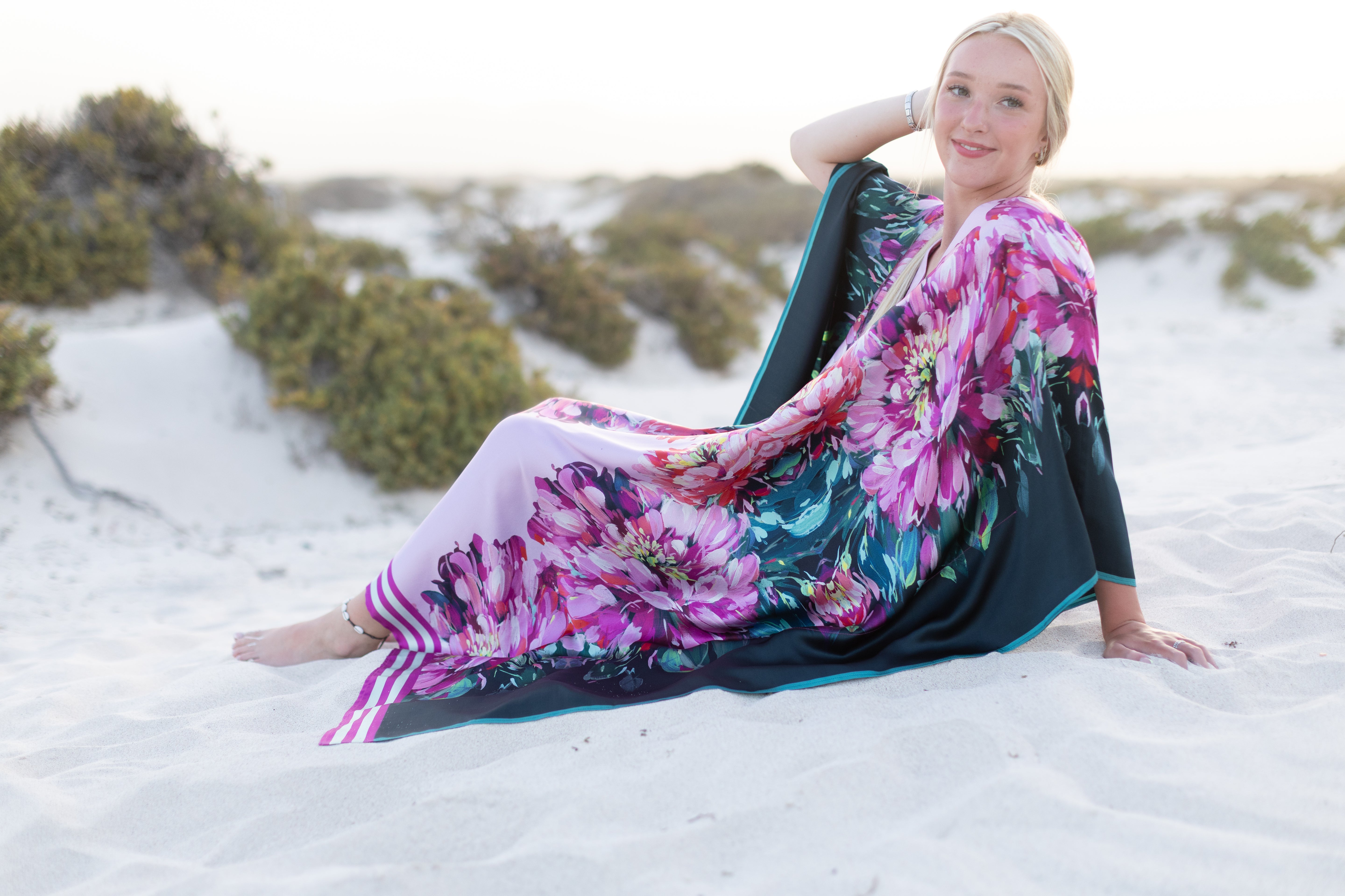 CAROLINE DUFFY DESIGNS KAFTAN DREAM GREEN 225