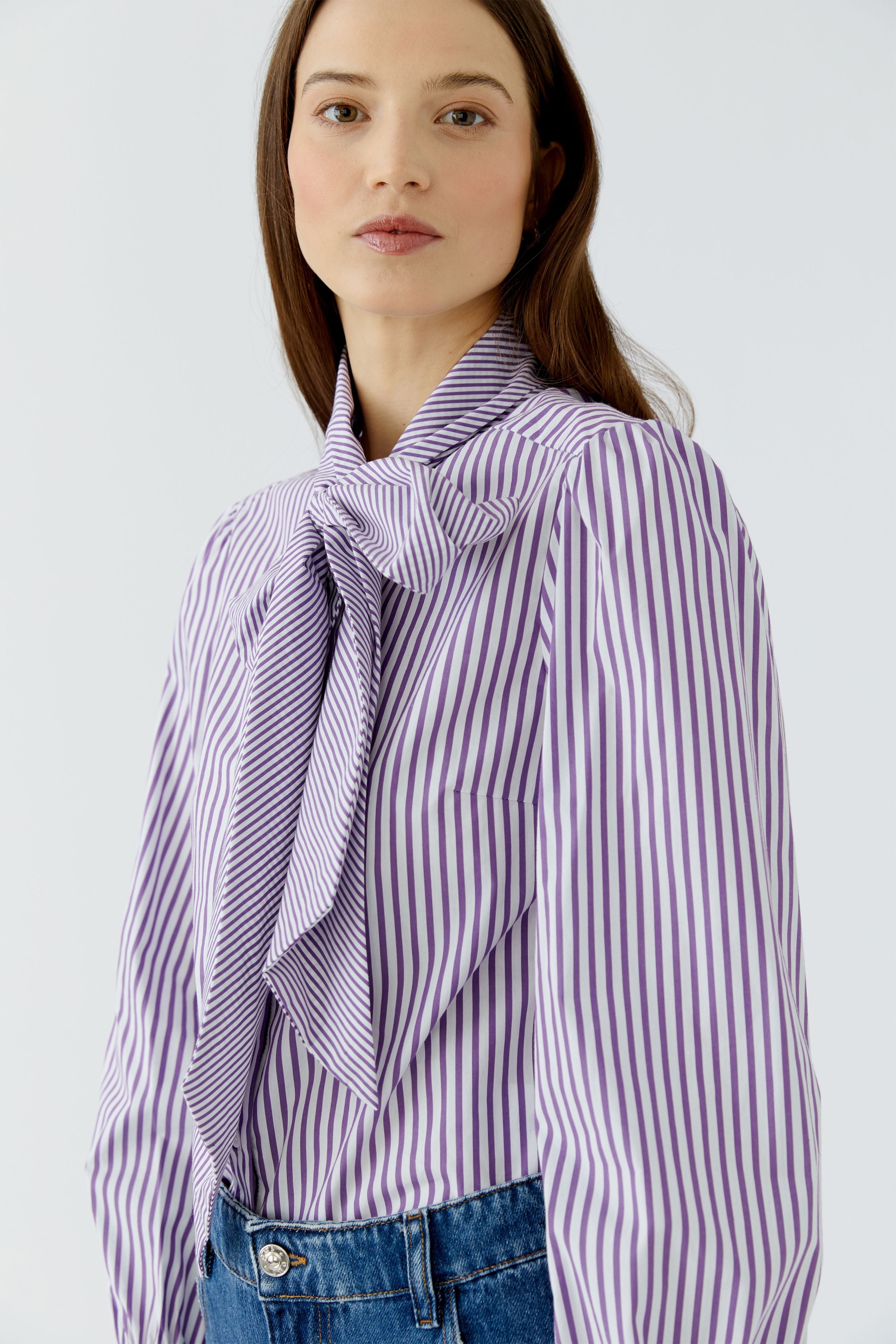 OUI PURPLE STRIPED SHIRT 0100415 0104 226