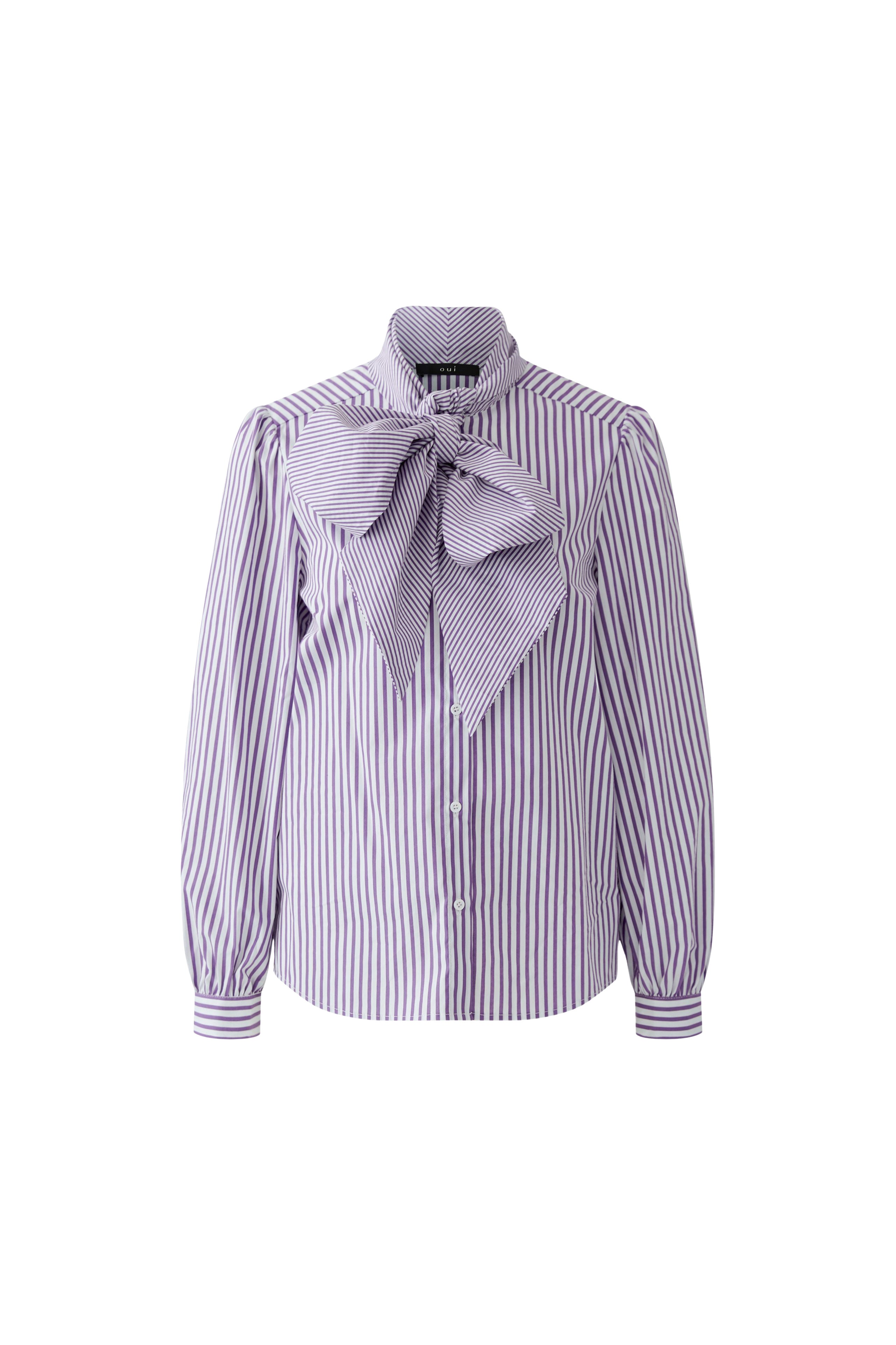 OUI PURPLE STRIPED SHIRT 0100415 0104 226