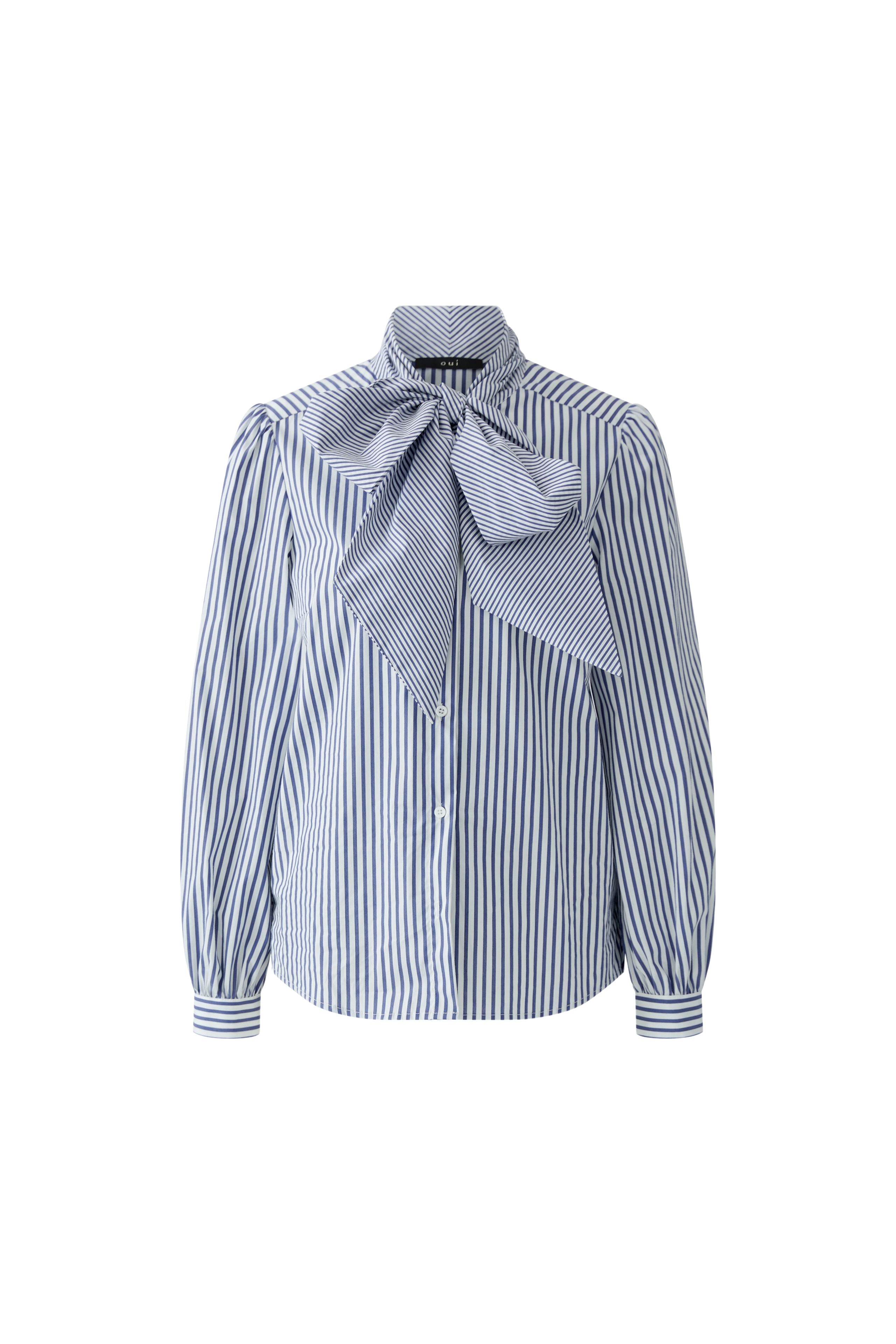 OUI BLUE STRIPED SHIRT 100415 0105 226