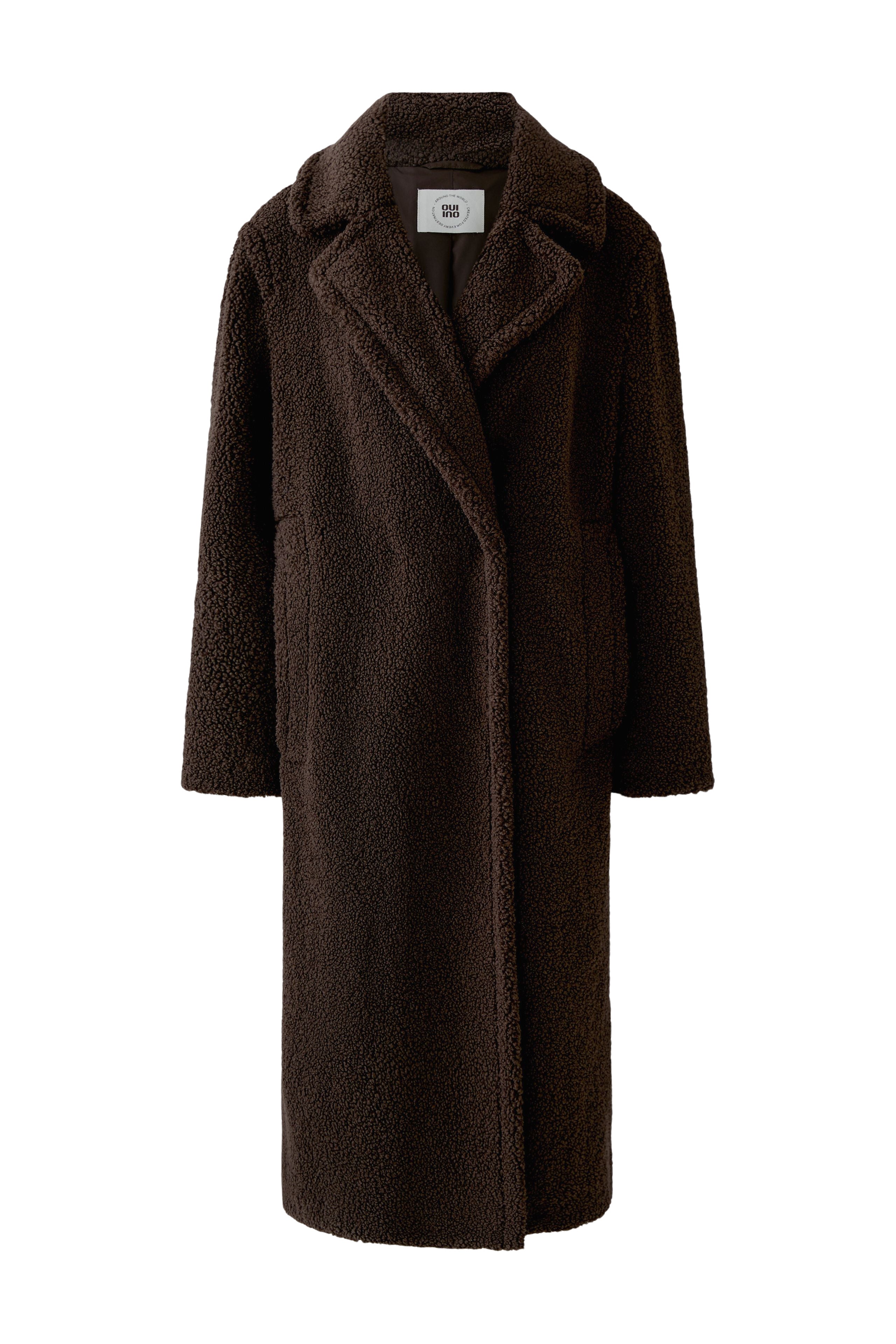 OUI BROWN WINTER COAT 85844 8930 226