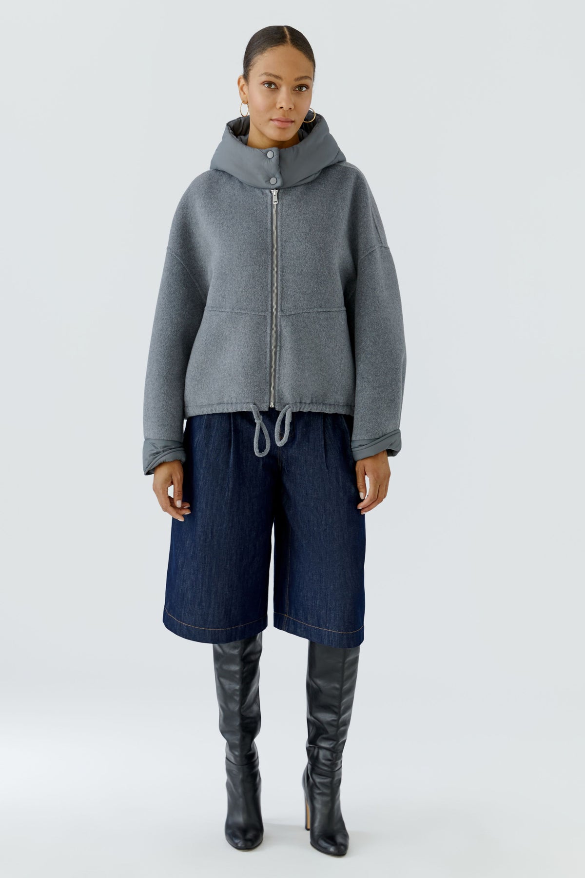 OUI GREY JACKET 100339 9447 226