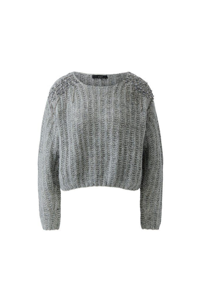 OUI GREY JUMPER 99816 226