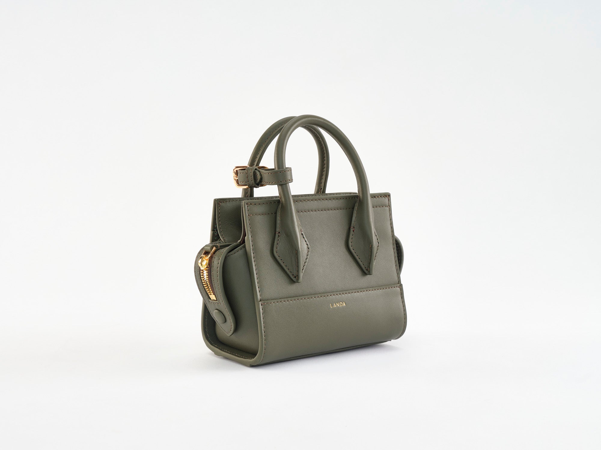 LANDA PALTO MINI DARK GREEN CITY BAG 225