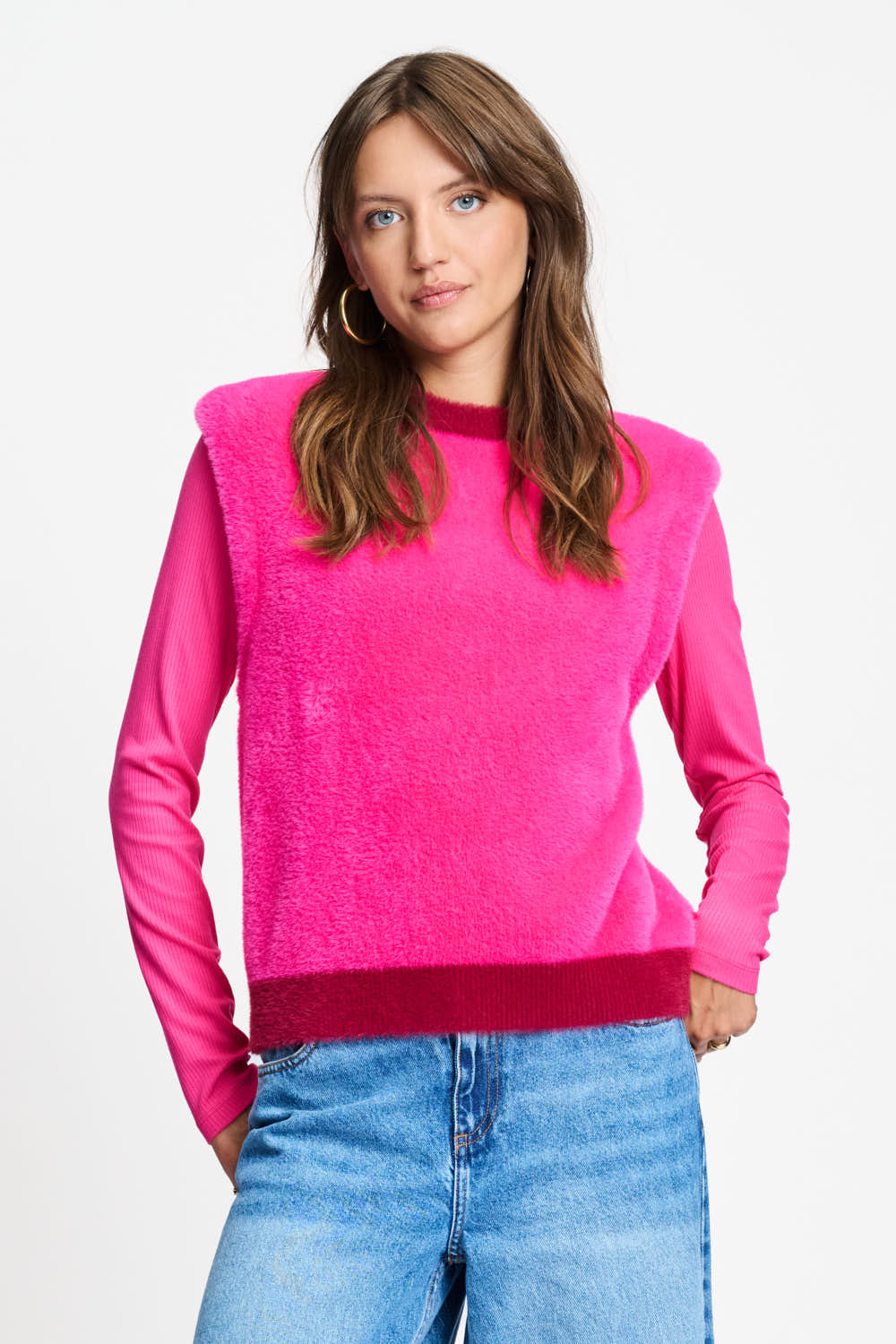 9780 pom pink shell knit 