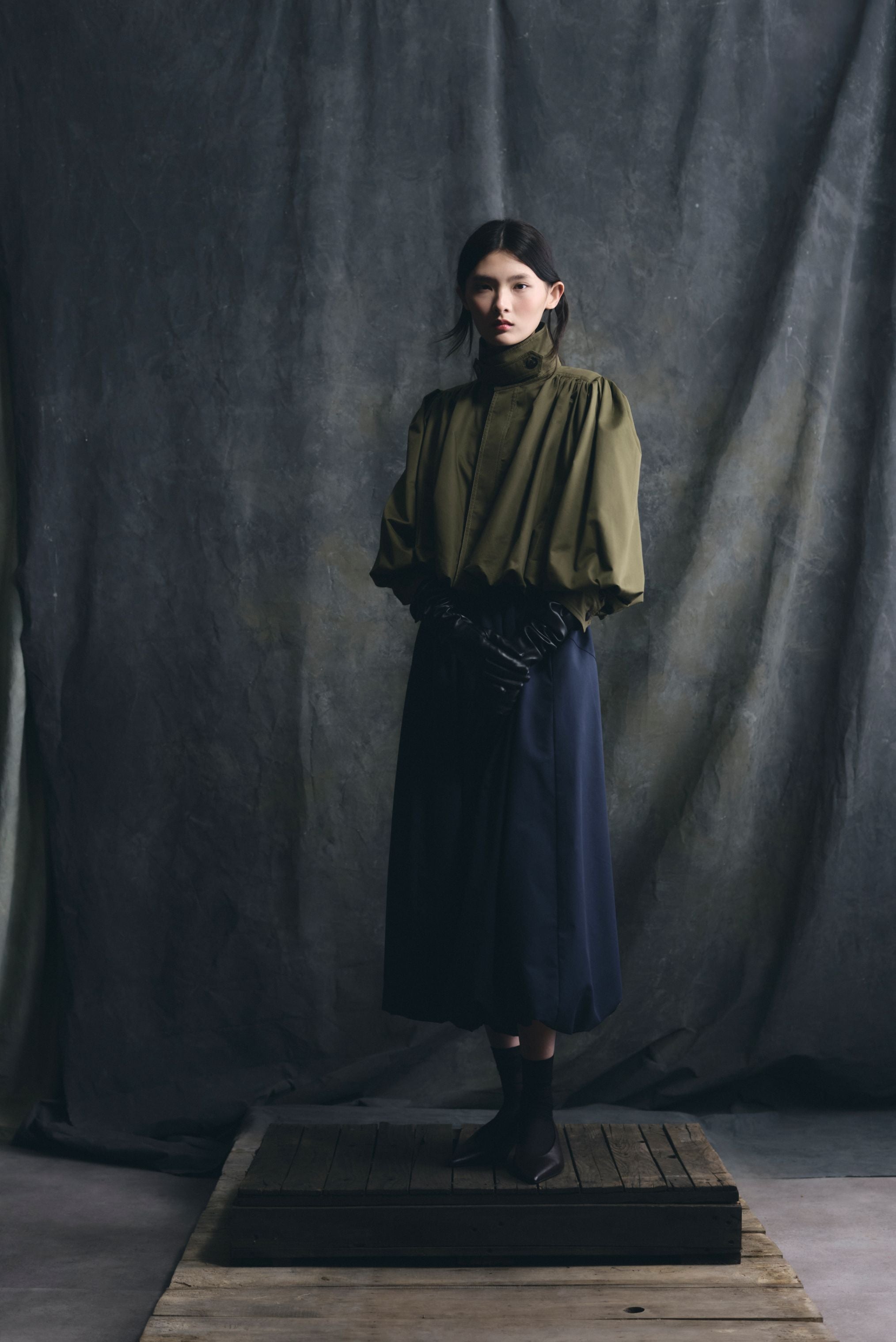 PSOPHIA KHAKI BOMBER JACKET 217JKT2958 226
