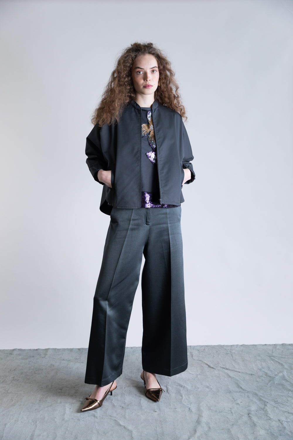 PSOPHIA  STRAIGHT LEG TROUSERS 215TRS2496 SHOP MACBEES 