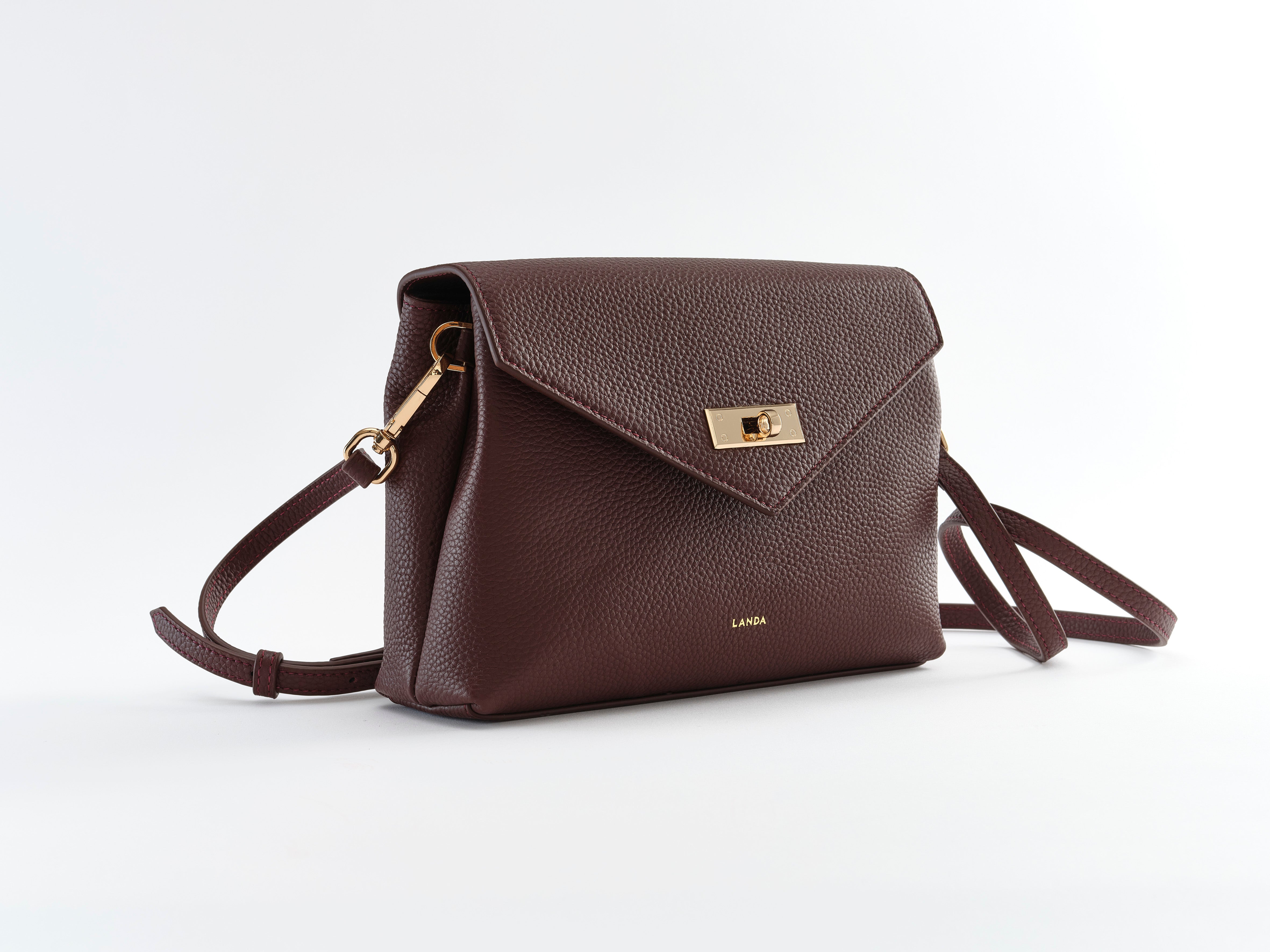 LANDA PACIO BURGUNDY CITY BAG 225