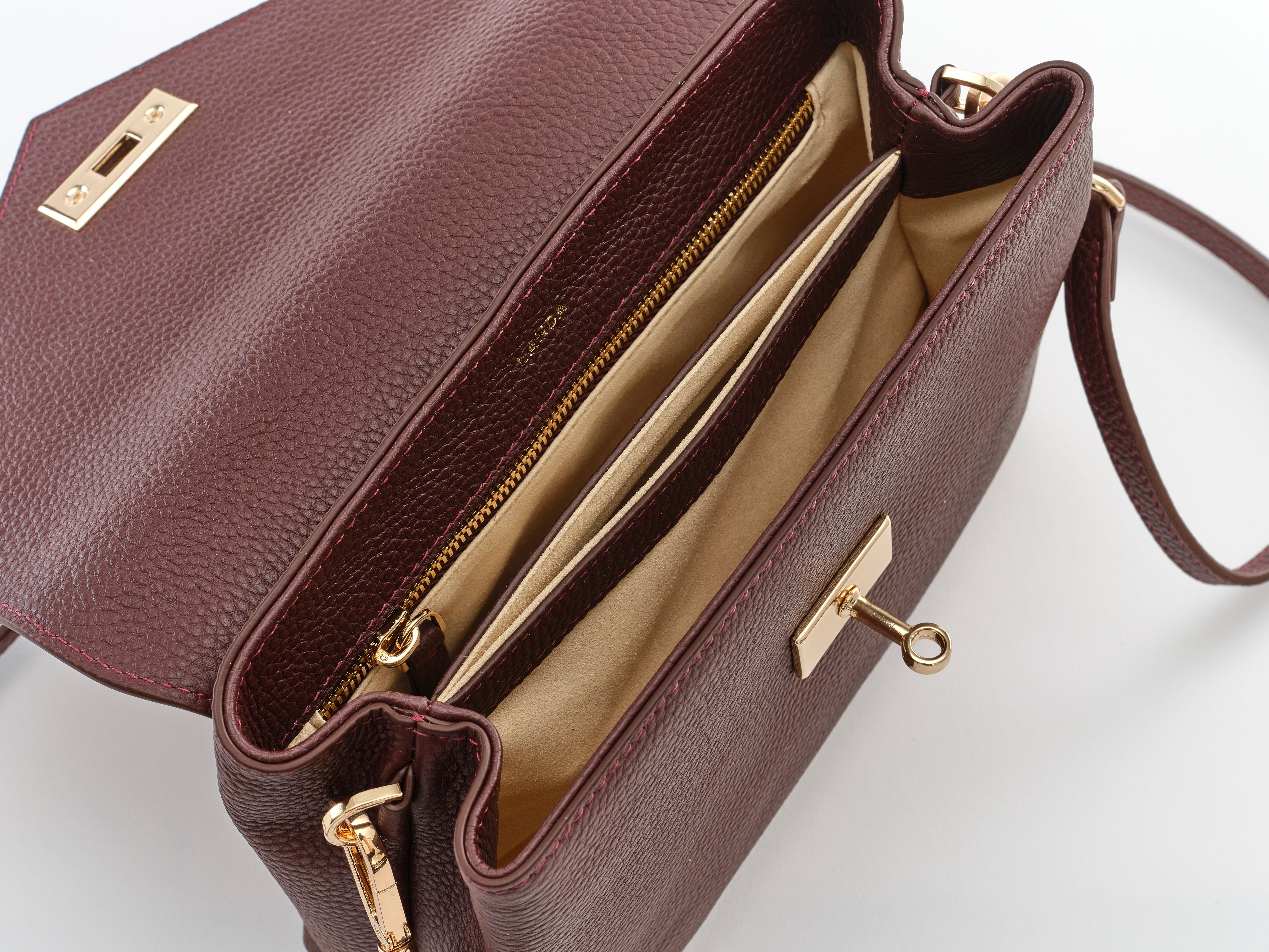 LANDA PACIO BURGUNDY CITY BAG 225