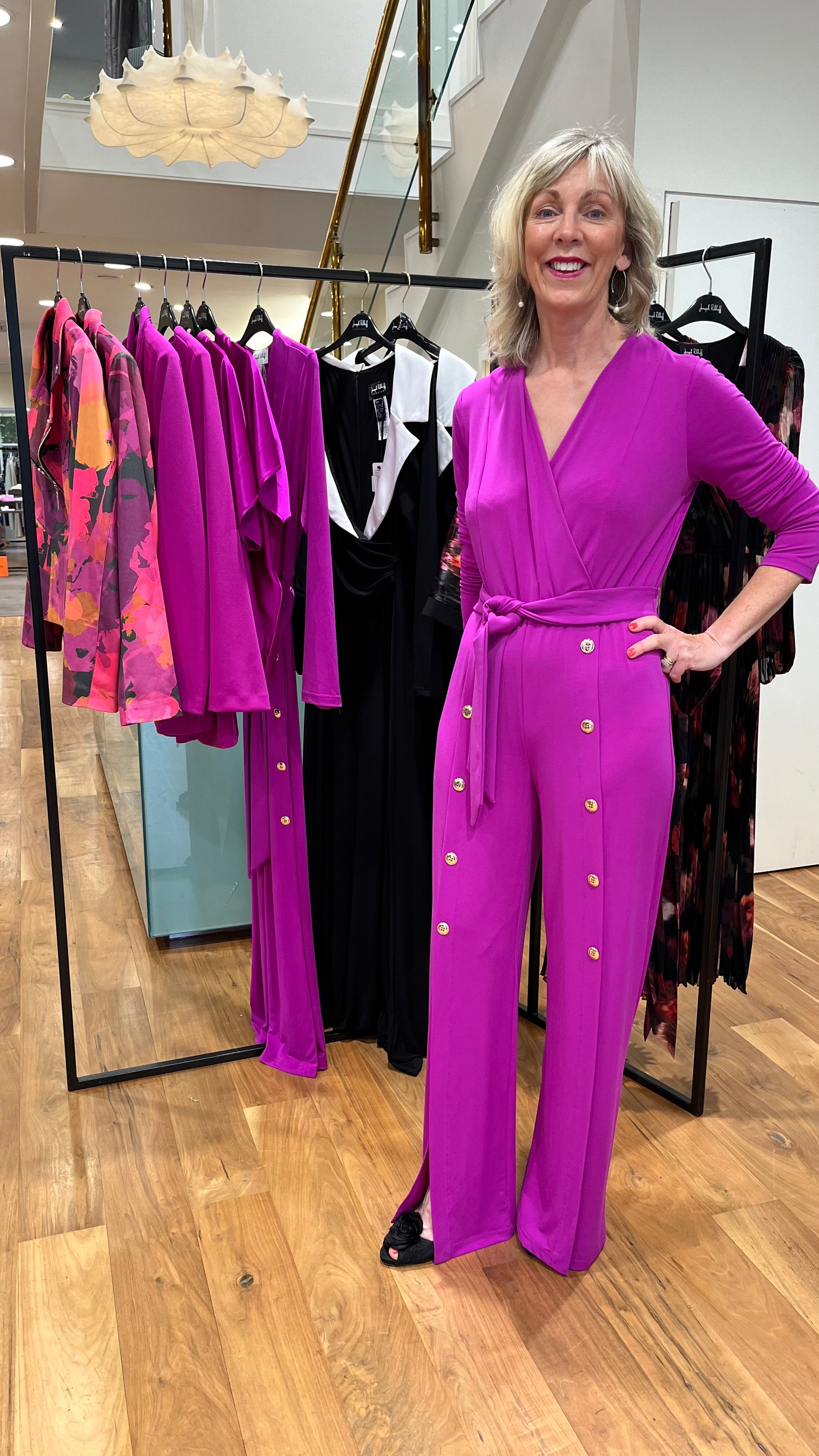 JOSEPH RIBKOFF PINK JUMPSUIT 253119 225
