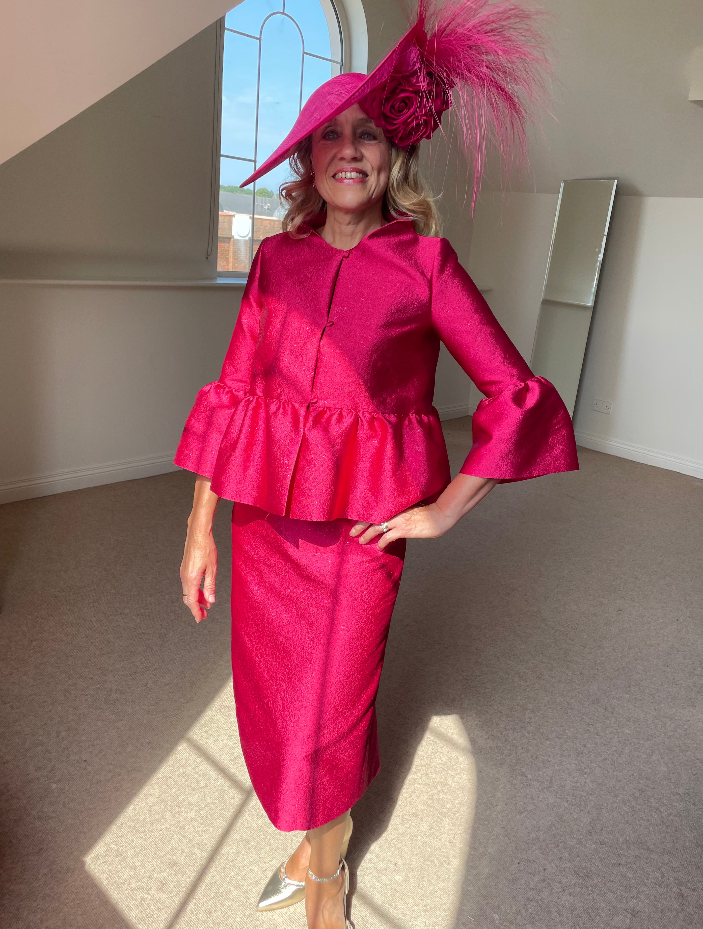 FELY CAMPO PINK DRESS SUIT 17129 125