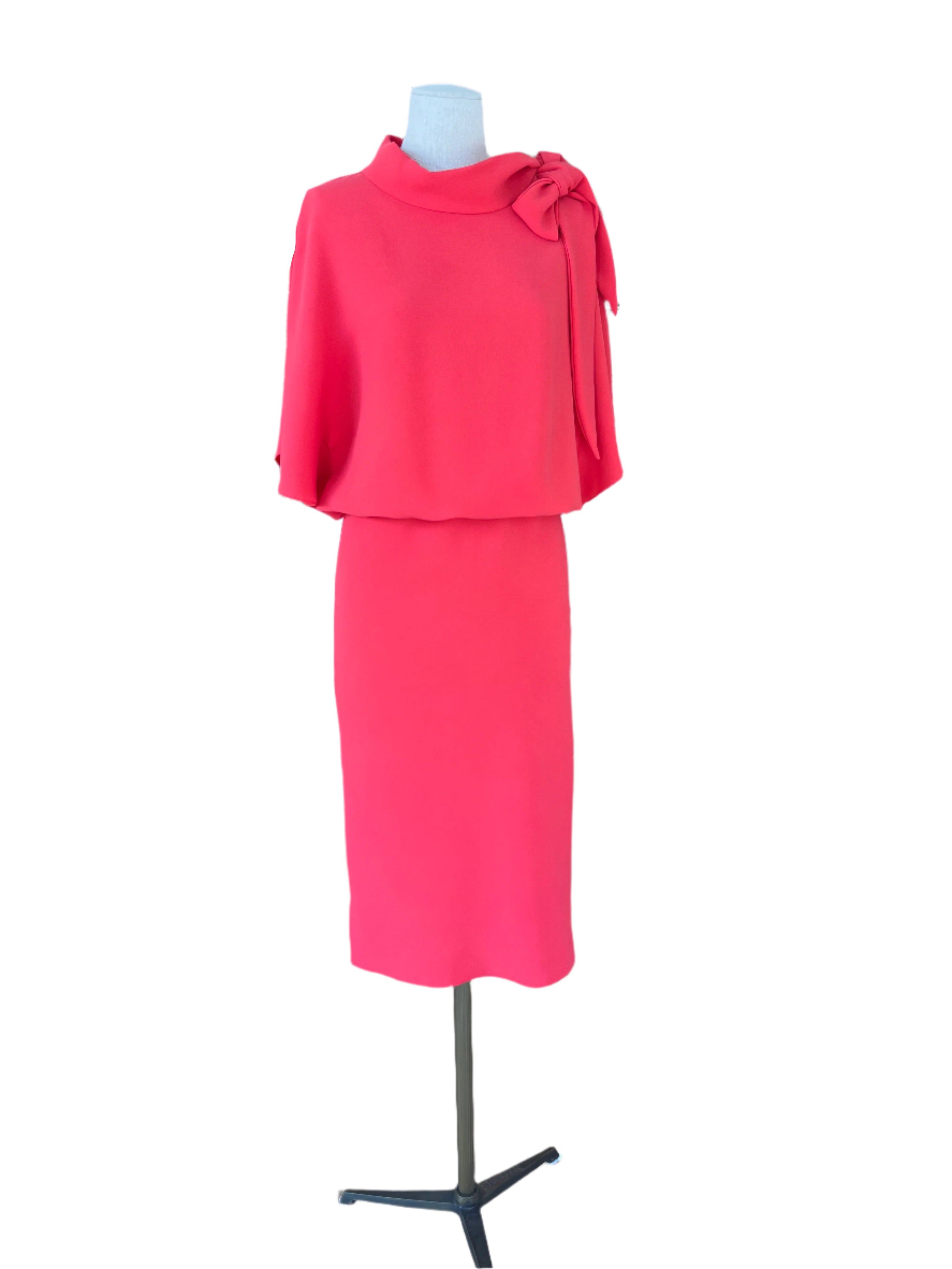 ROISIN LINNANE OLIVE CORAL DRESS 125