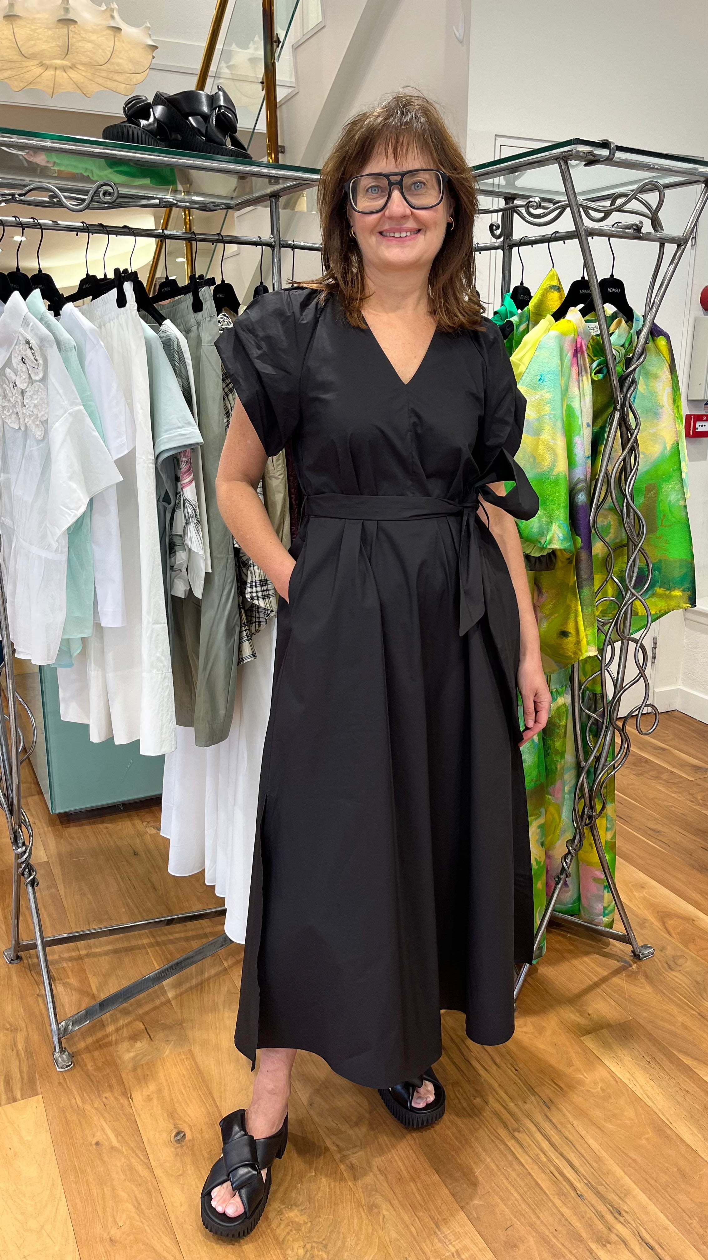 PSOPHIA Black Dress 208DRS2625 126