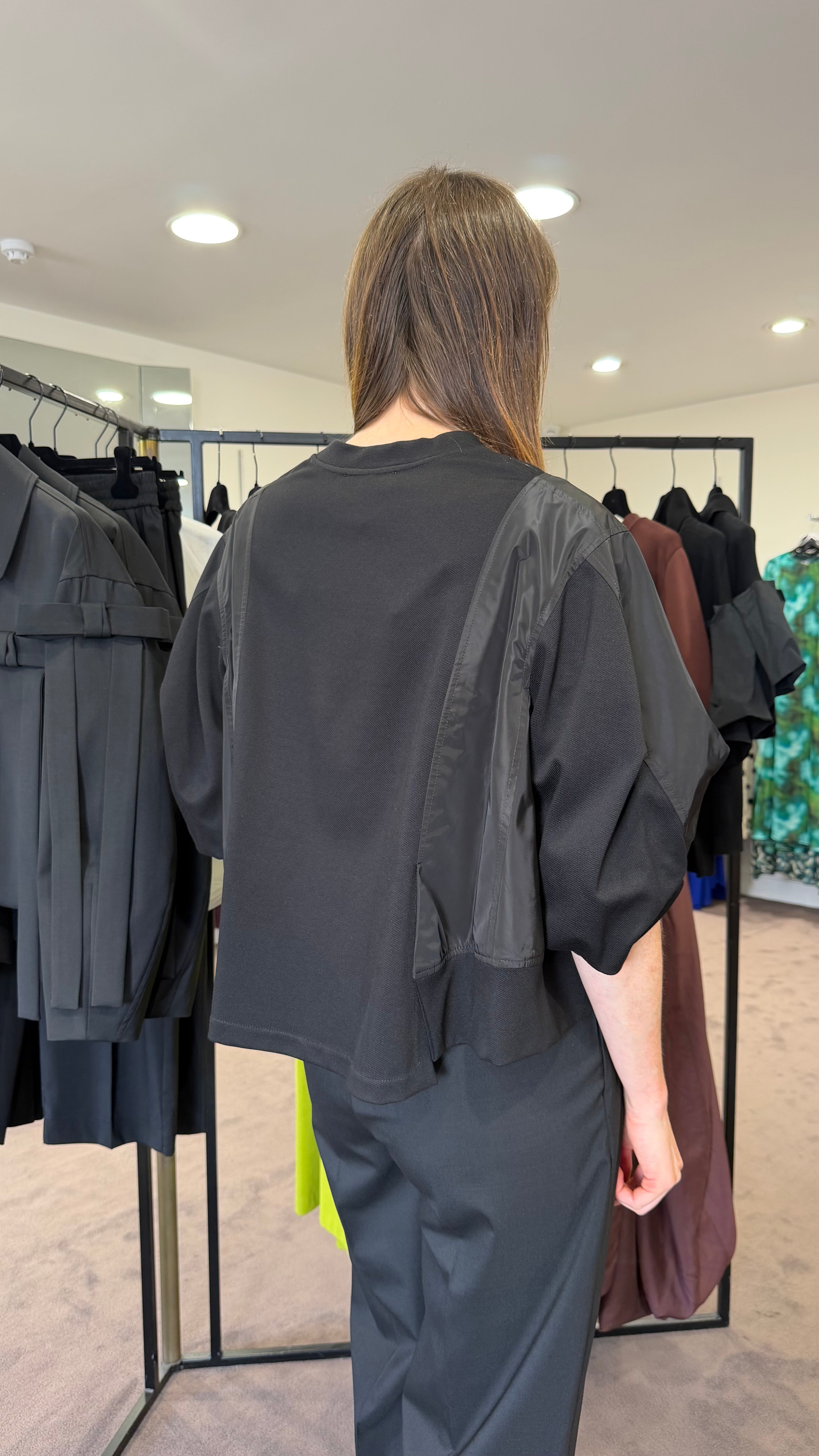 MEIMEIJ BLACK BLOUSE M6FB07 226