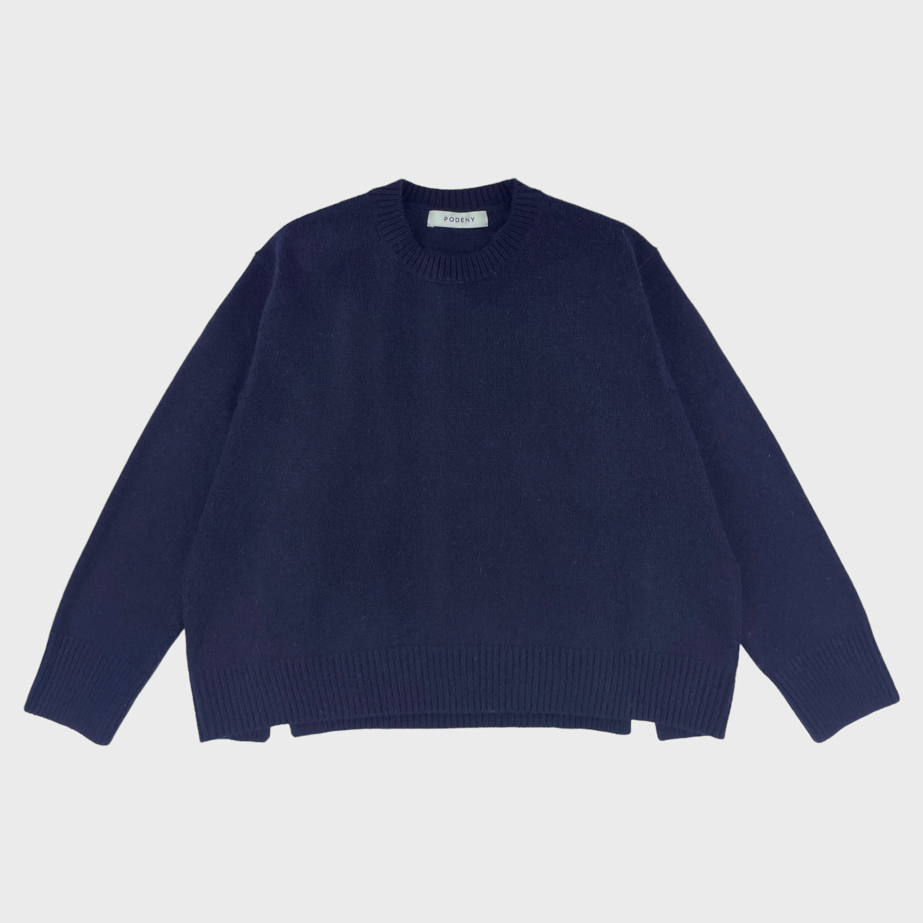 PODENY AUREIA NAVY OVERSIZED KNIT 225