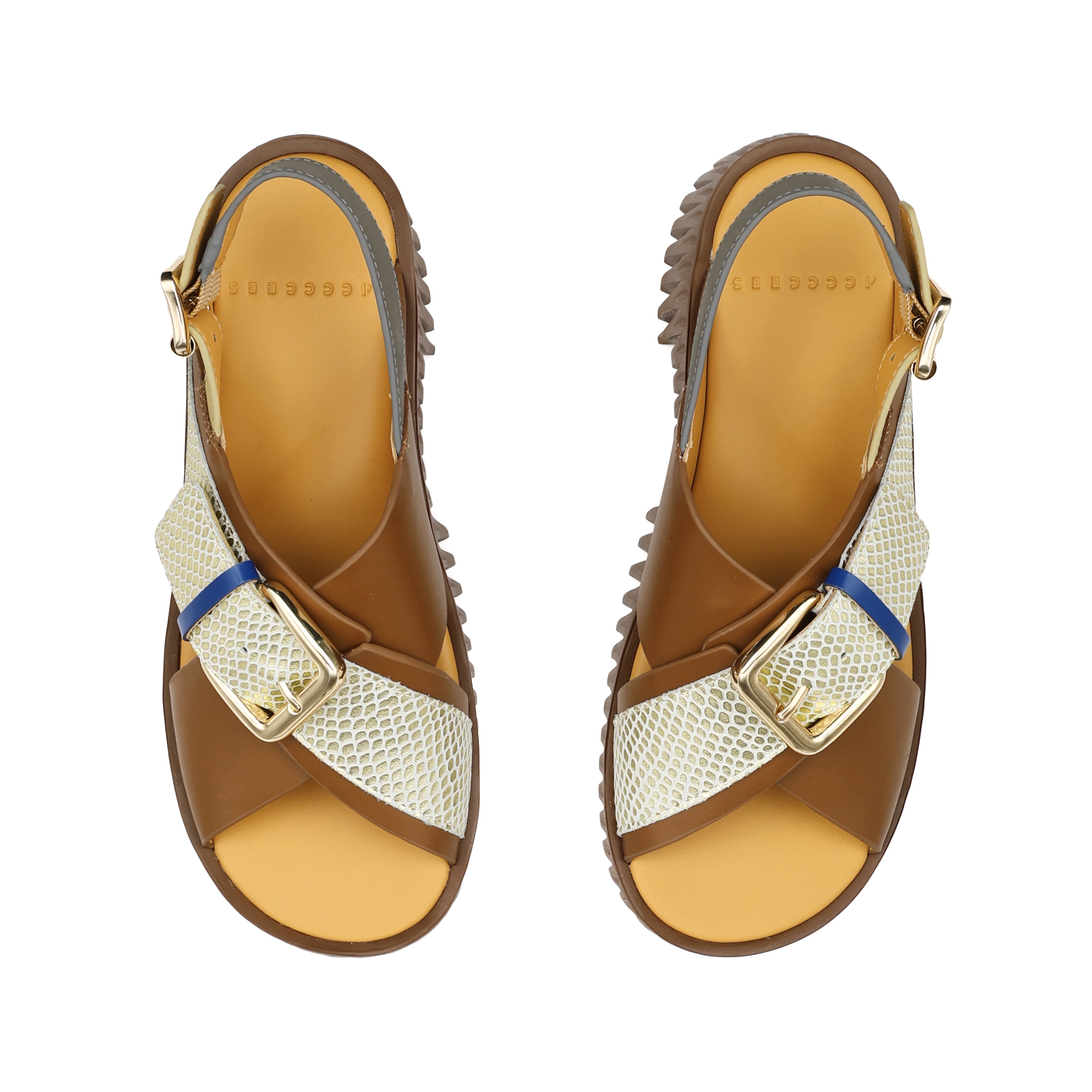 4CCCCEES PLIA JUNO EMBOSSED SANDAL 126