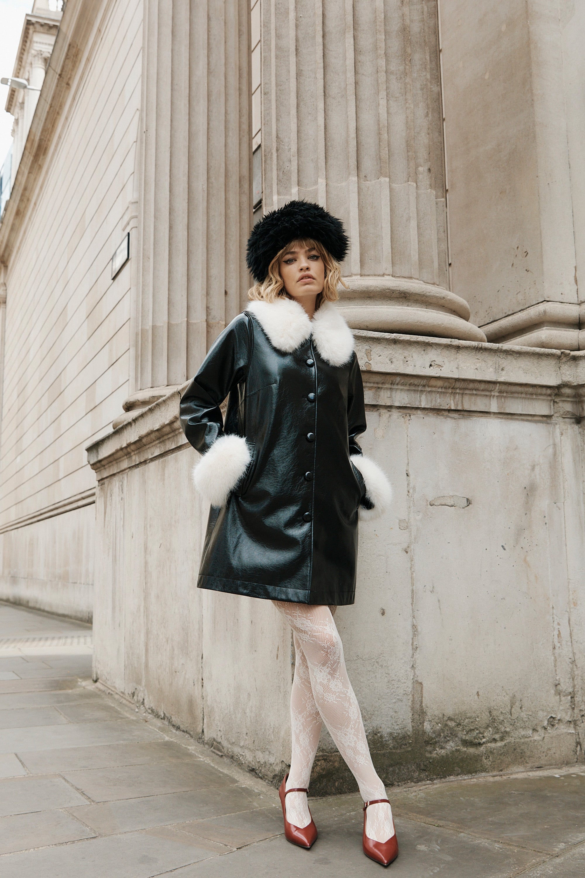 QUEENS OF ARCHIVE  STELLA COAT QOA176 225